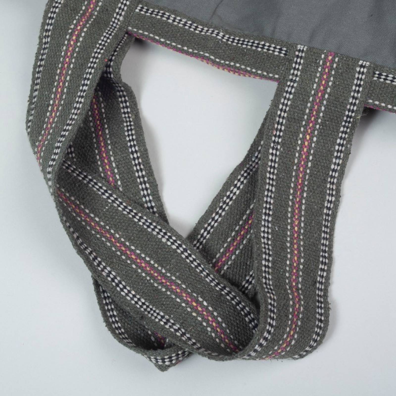 Large Cotton Tote Bag In Dusty Green thumbnails