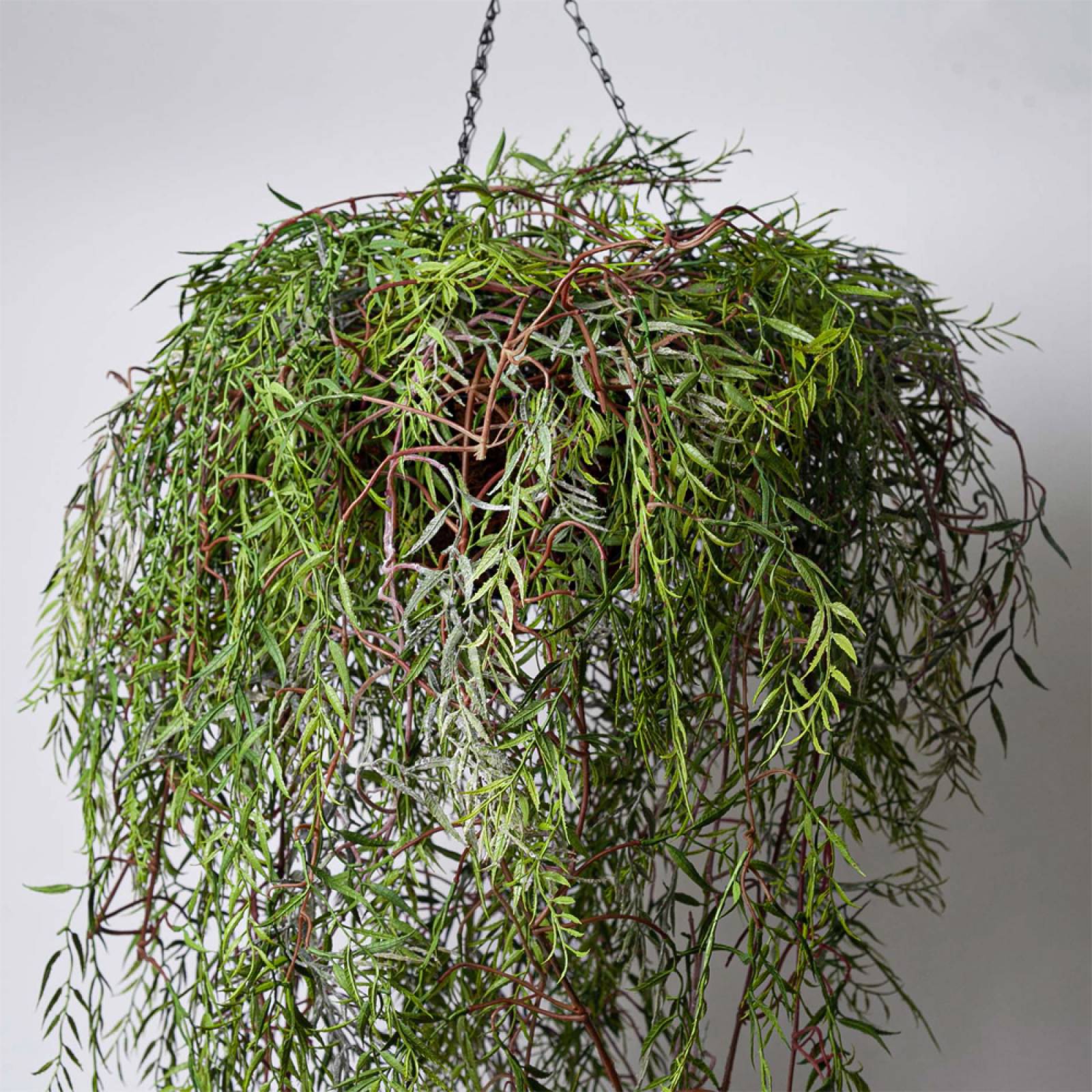 Large Faux Trailing Plant In Hanging Basket thumbnails