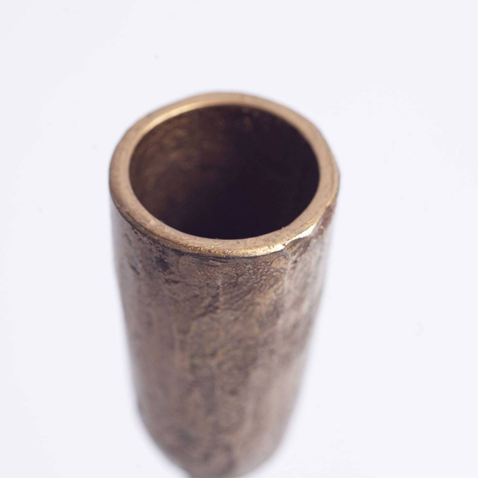 Large Padook Candlestick Holder In Antique Brass thumbnails