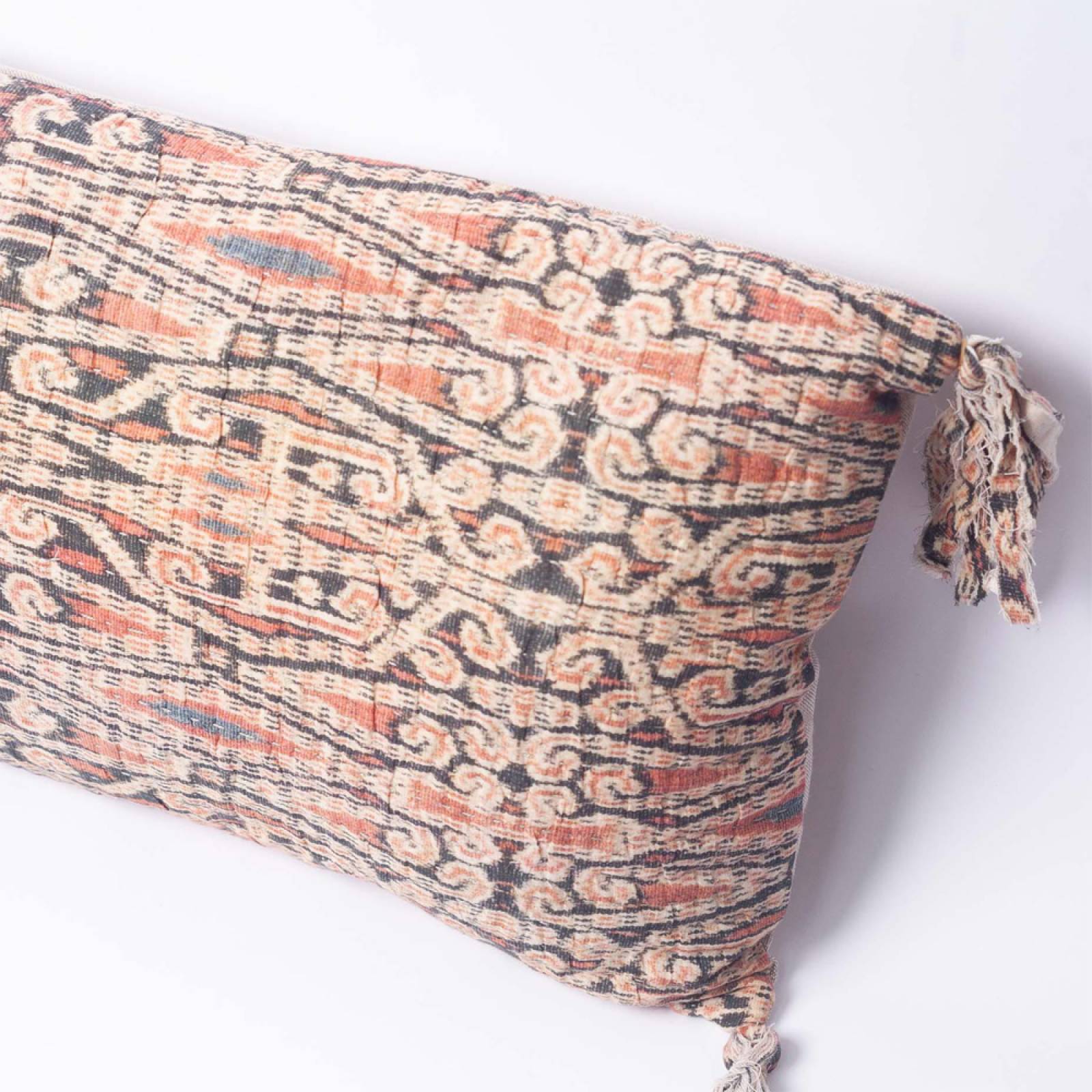 Large Rectangular Patterned Cushion In Multi Colours 80x35cm thumbnails