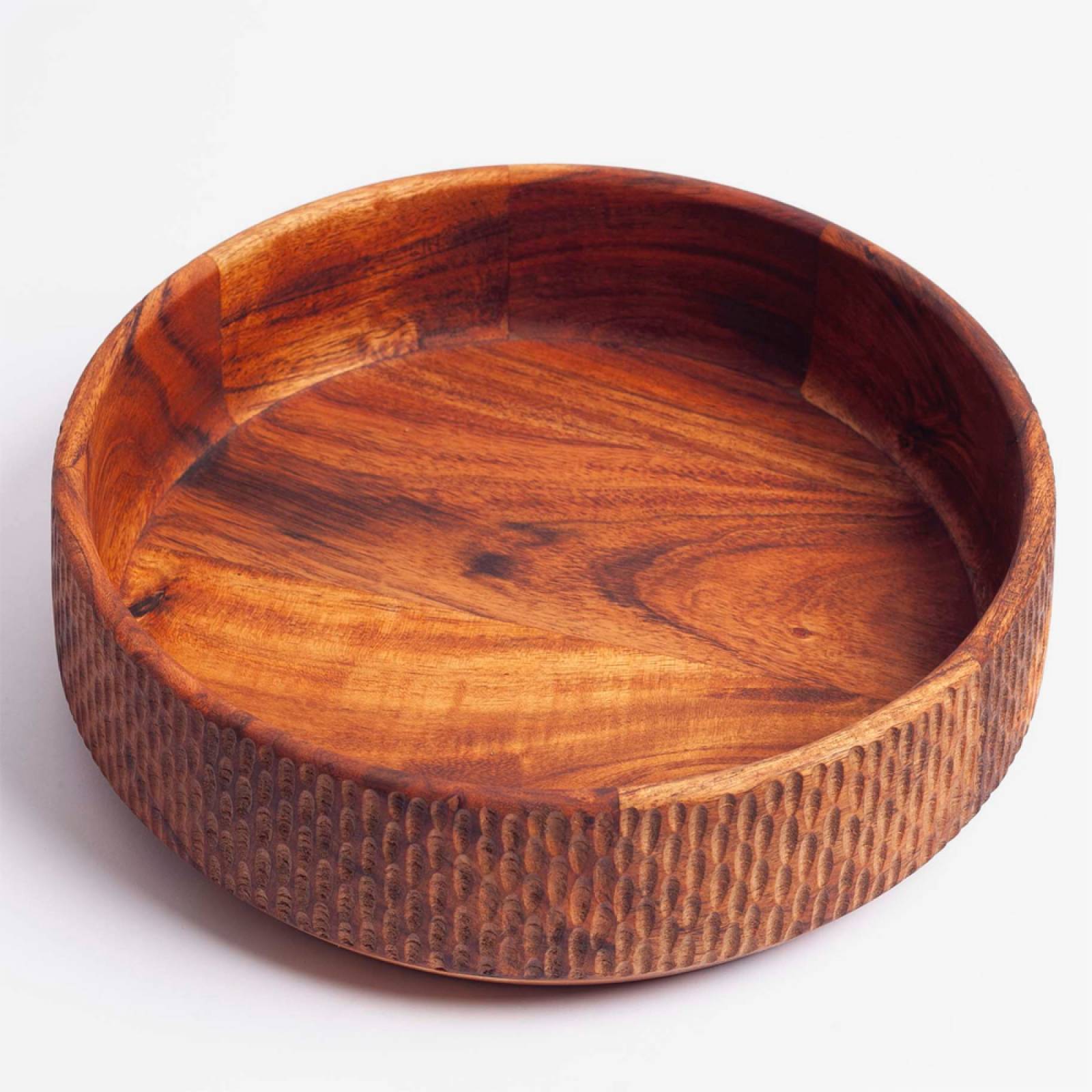 Large Salad Bowl In Acacia Wood 30x8cm thumbnails