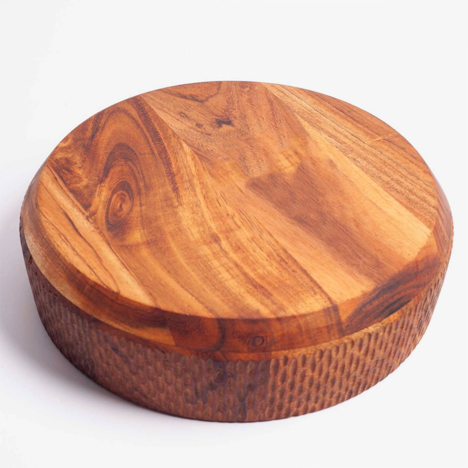 Large Salad Bowl In Acacia Wood 30x8cm thumbnails