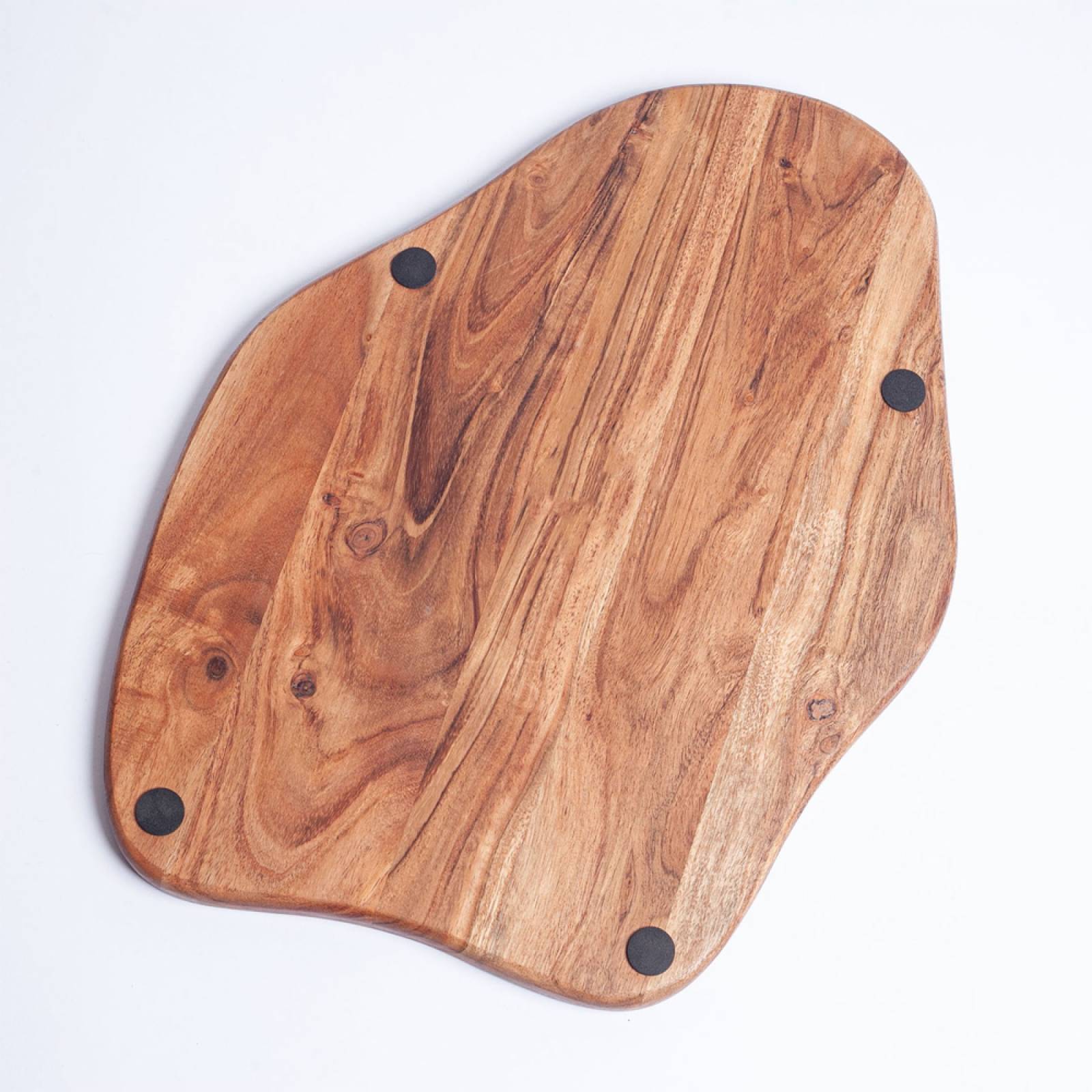 Large Wooden Organic Shaped Acacia Dish 40x30cm thumbnails