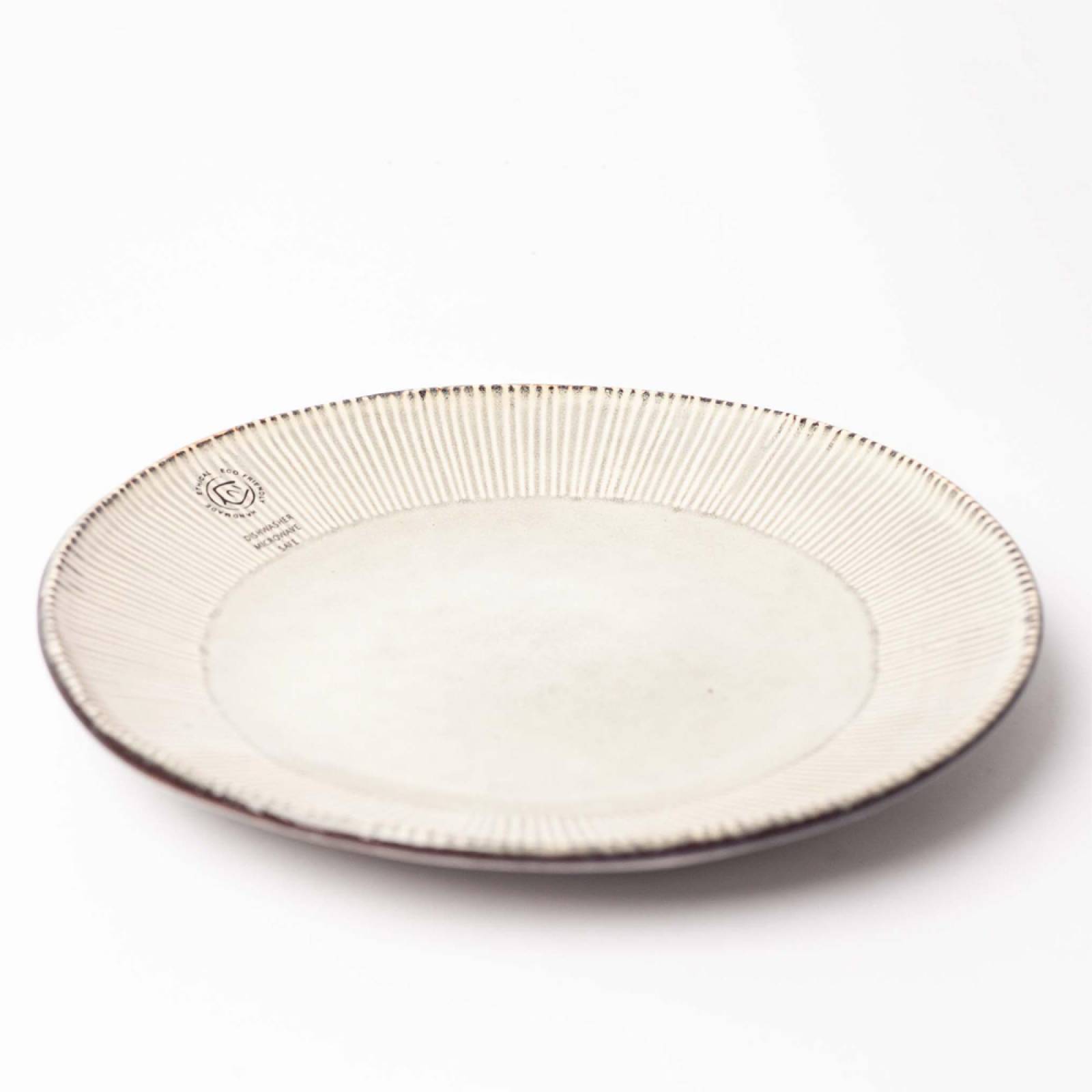 Malia Stoneware Side Plate In Cream