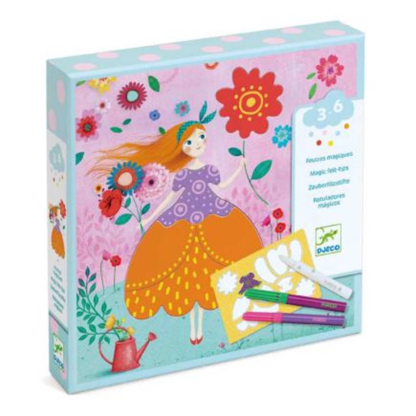 Maries Pretty Dresses - Colouring Kit By Djeco 3+