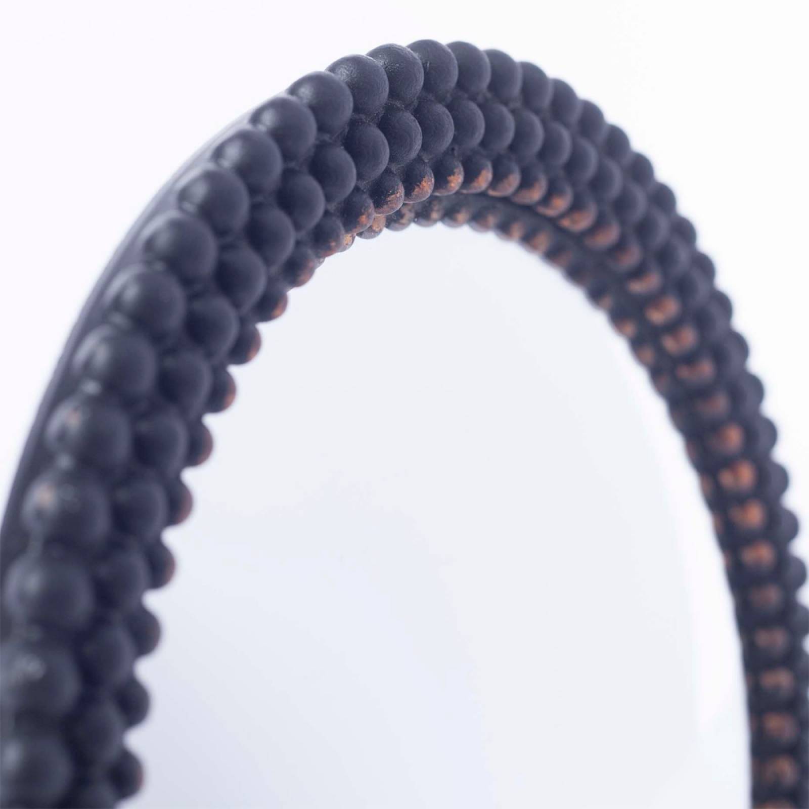 Medium Bobble Textured Convex Mirror In Black 20.5cm thumbnails
