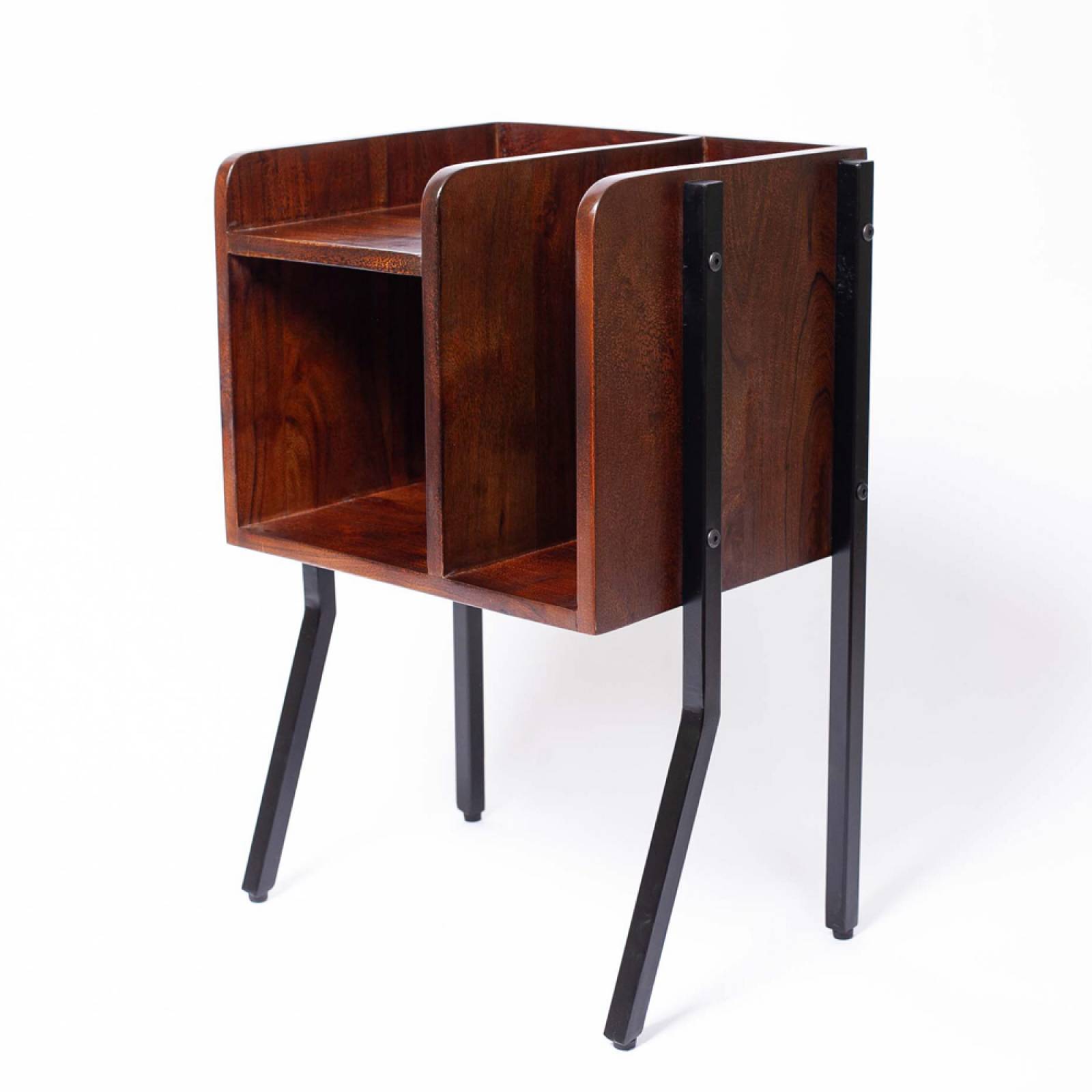 Mid Century Style Flow Wooden Side Table thumbnails