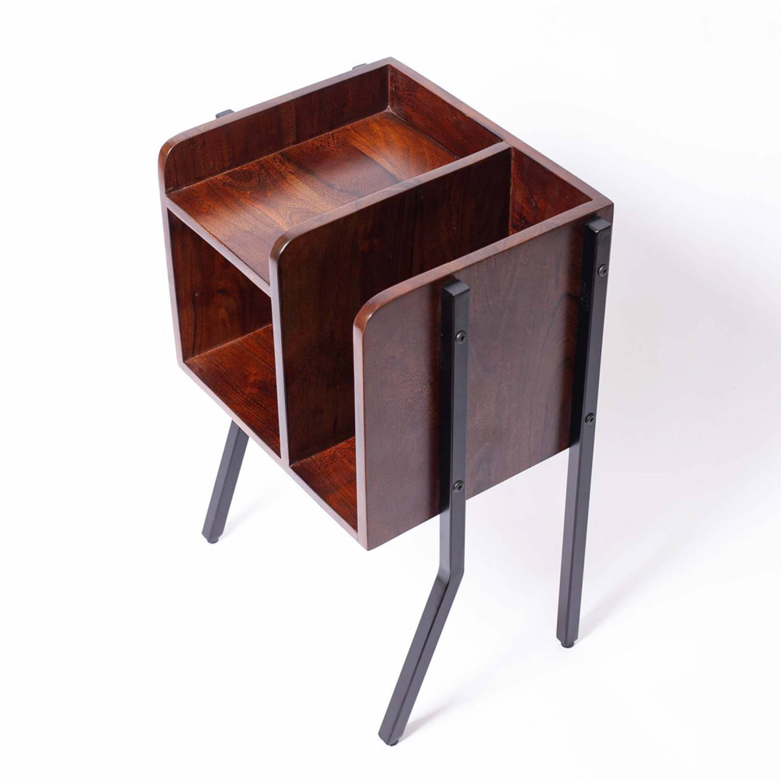 Mid Century Style Flow Wooden Side Table thumbnails