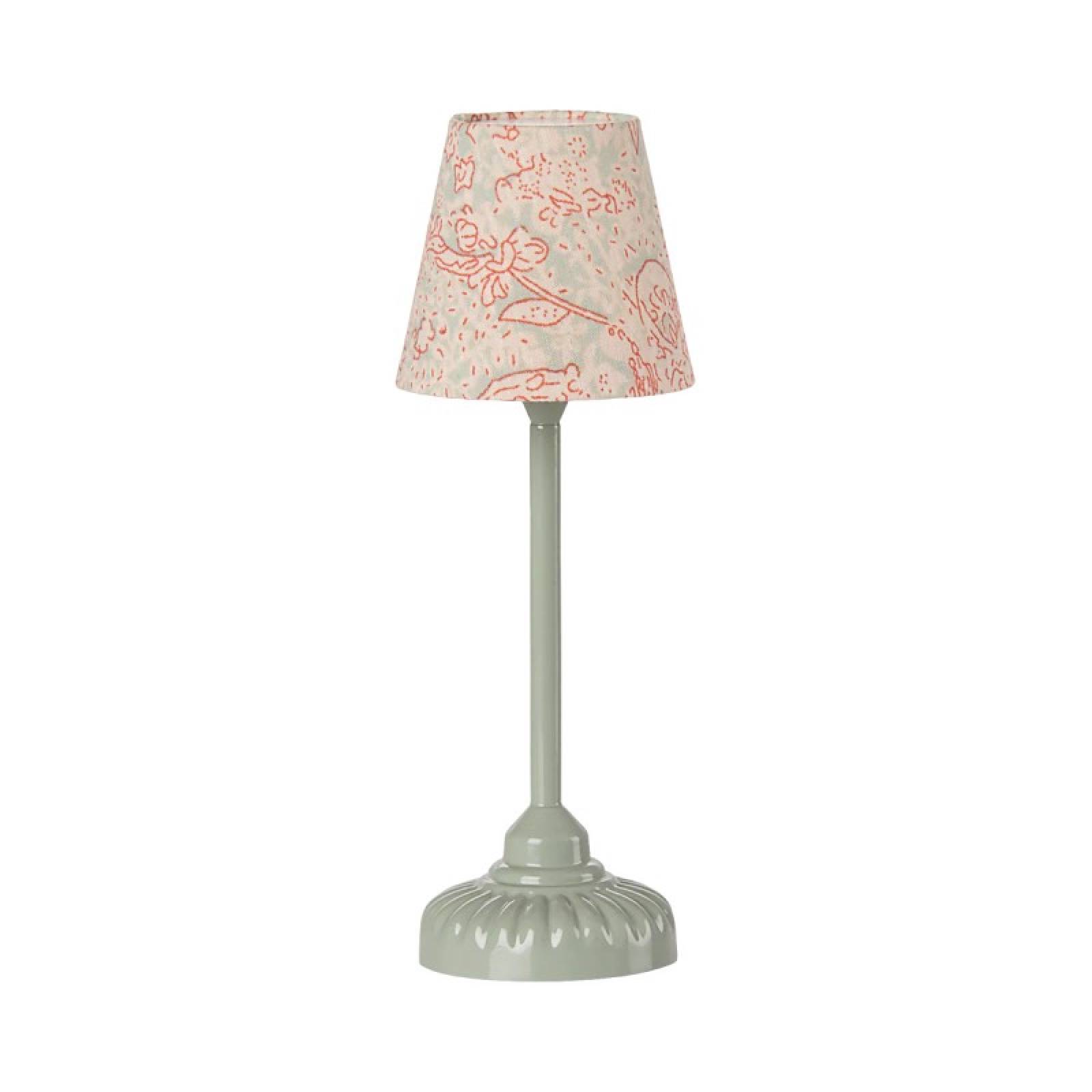 Miniature Vintage Floor Lamp In Mint By Maileg 3+