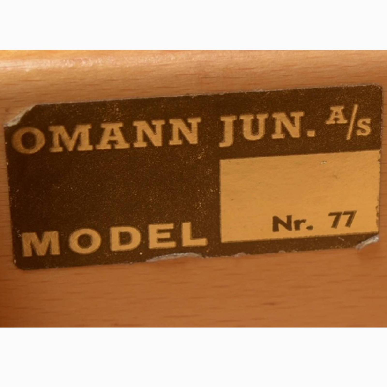 1960s Danish Model 77 Rosewood Desk By Gunni Omann Jun thumbnails