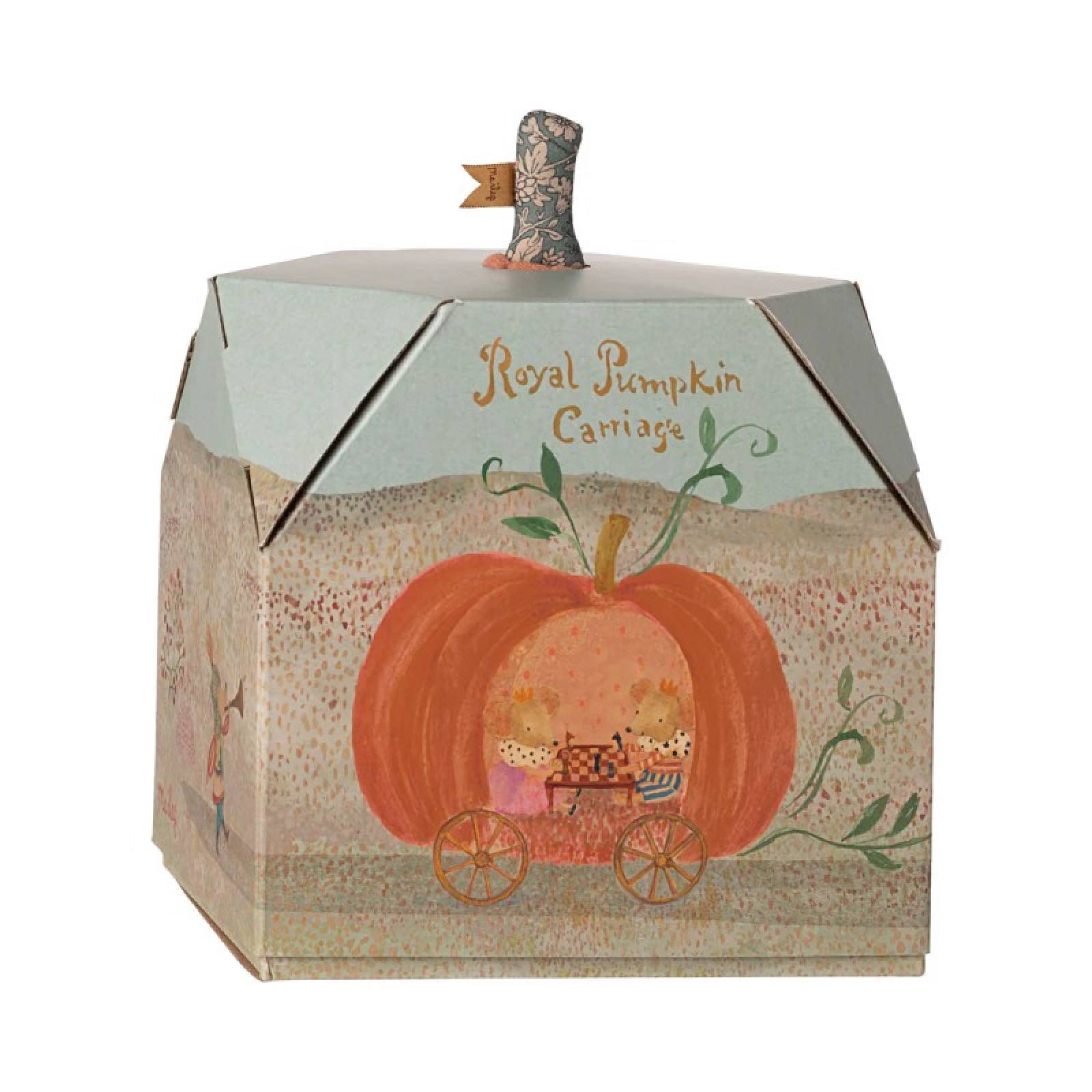 Mouse Pumpkin Carriage Miniature Toy By Maileg 3+ thumbnails