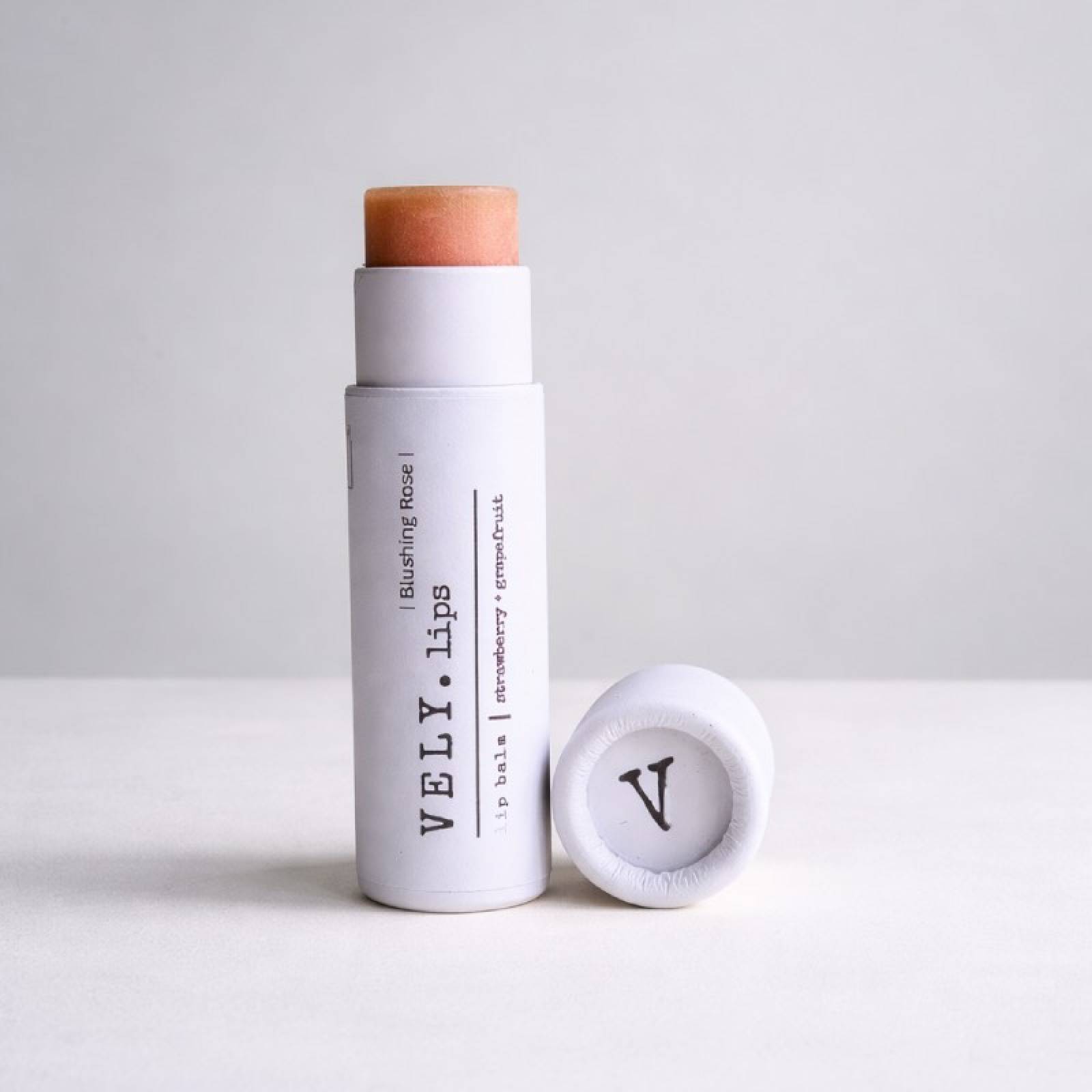 Natural Vegan Tinted Lip Balm - Blushing Rose