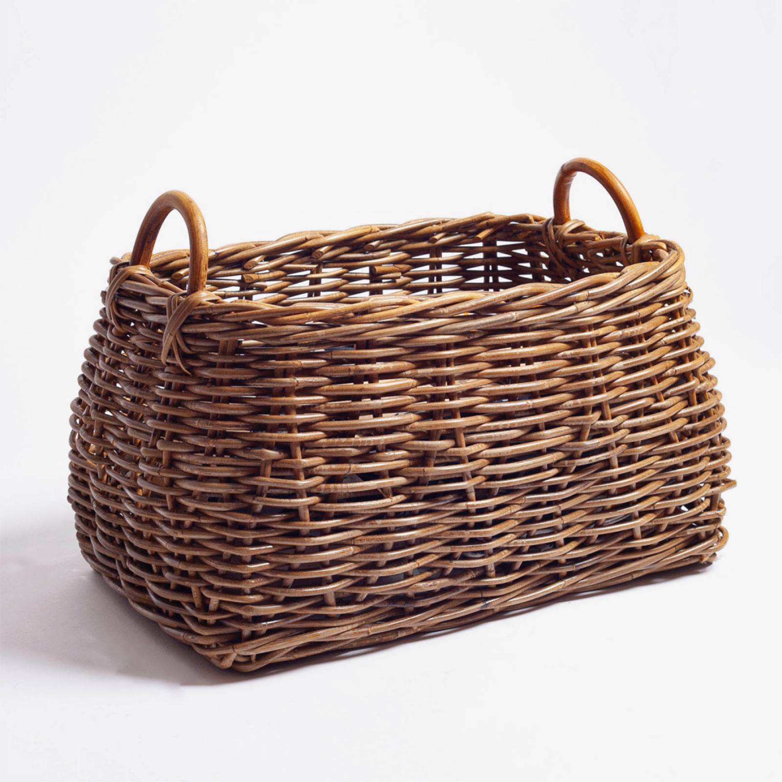 Netra Rattan Basket With Handles