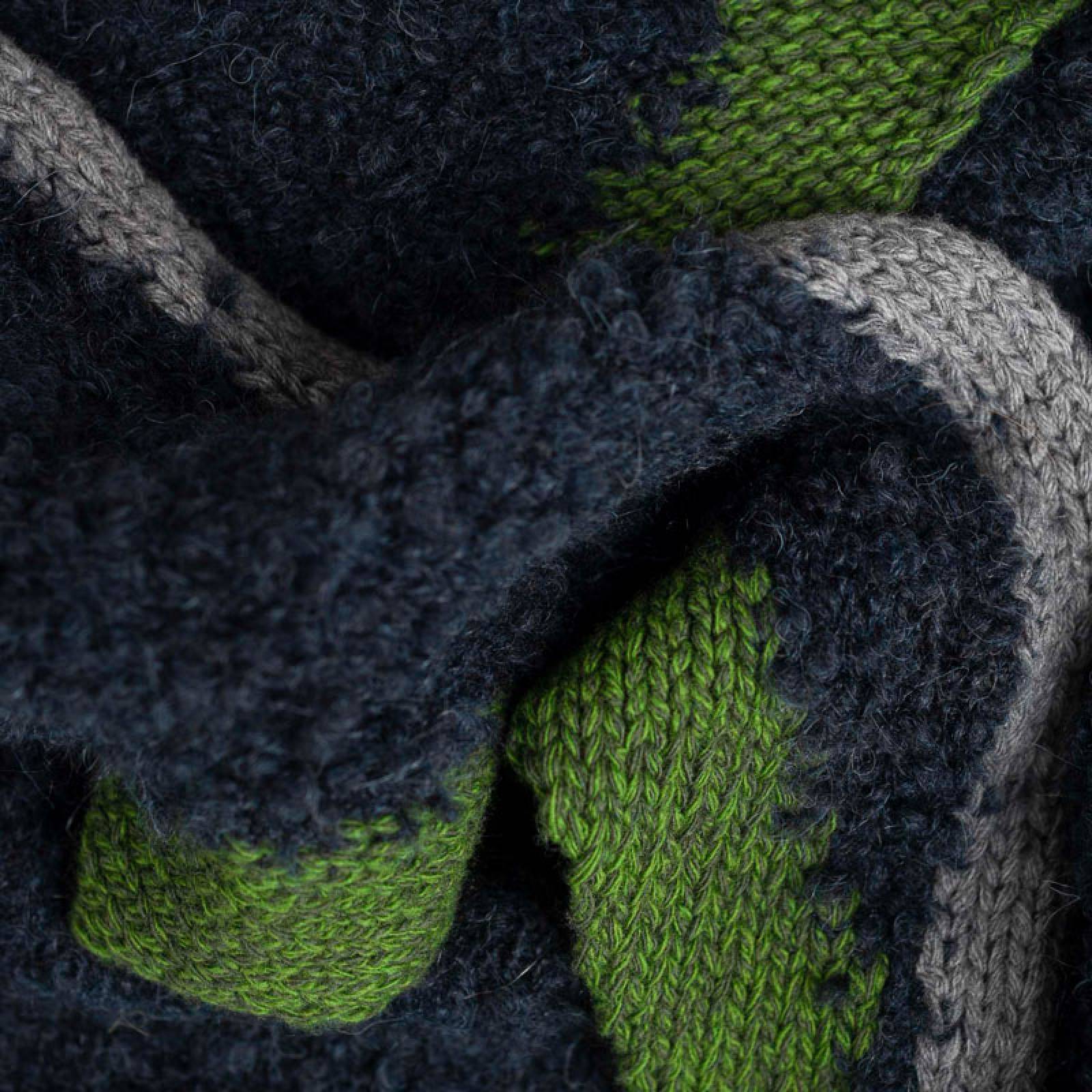 Night Blue Asta Triangle Alpaca Scarf thumbnails