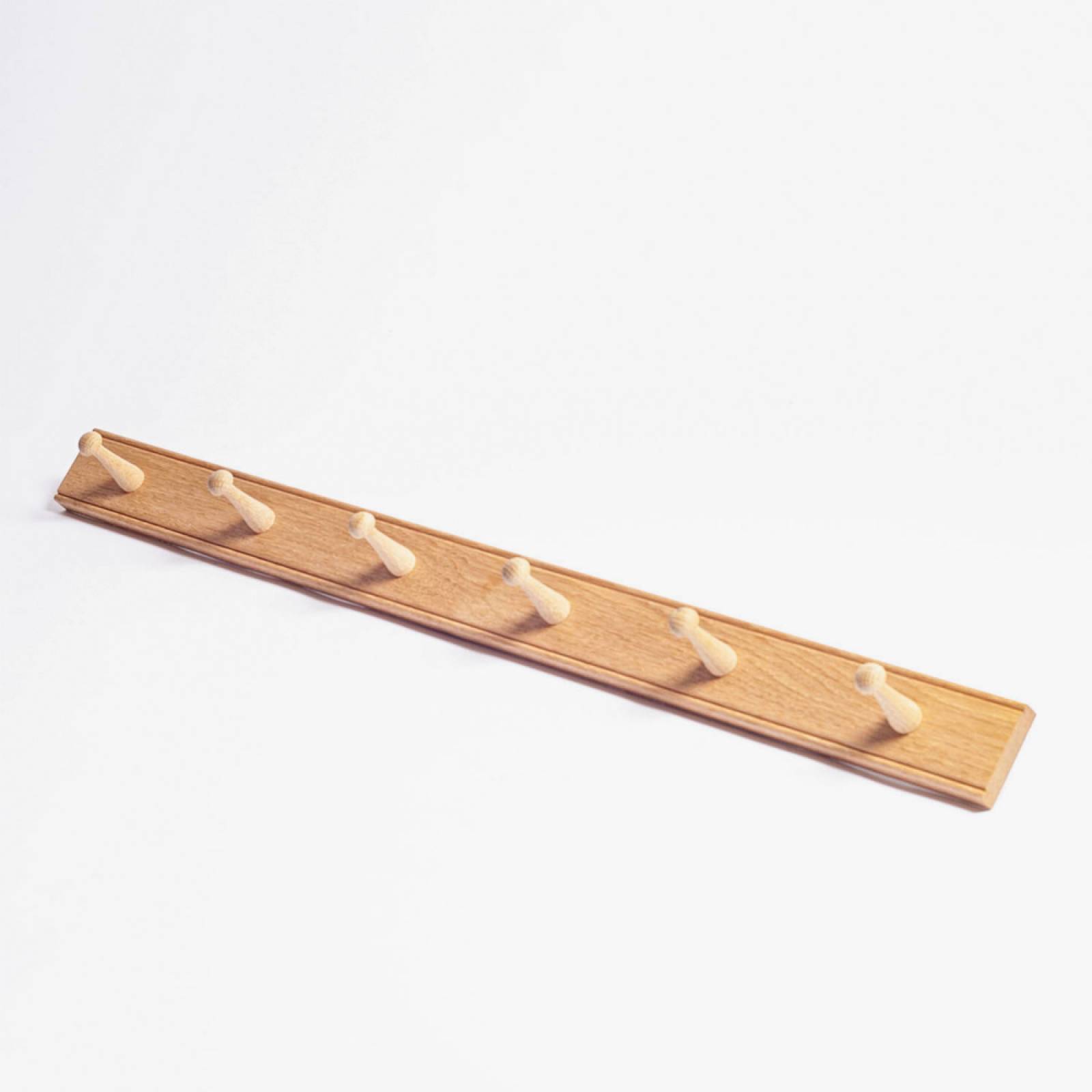 Oak 6 Peg Rail Shaker Style appx 90cm