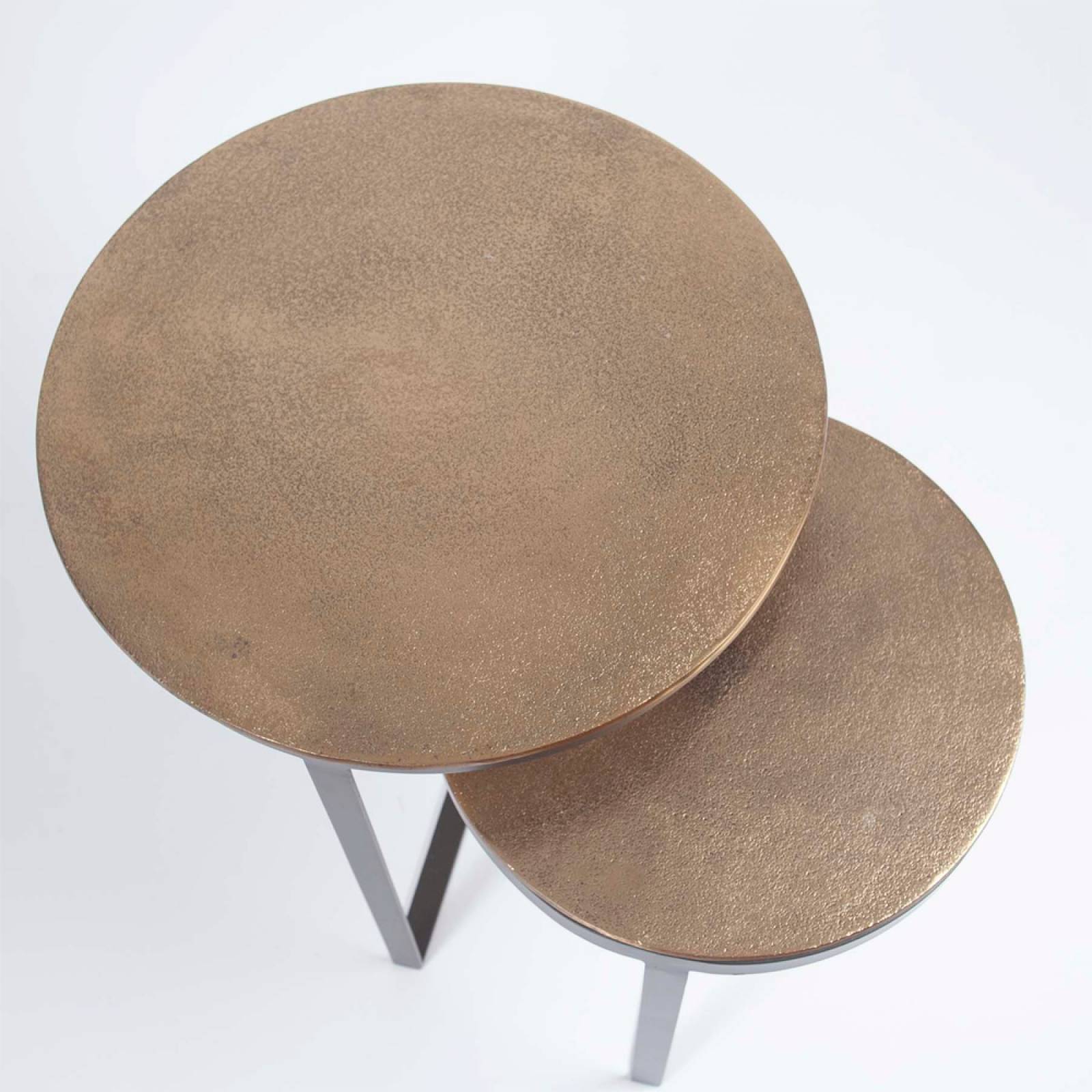 Pair Of Maba Metal Nesting Tables thumbnails