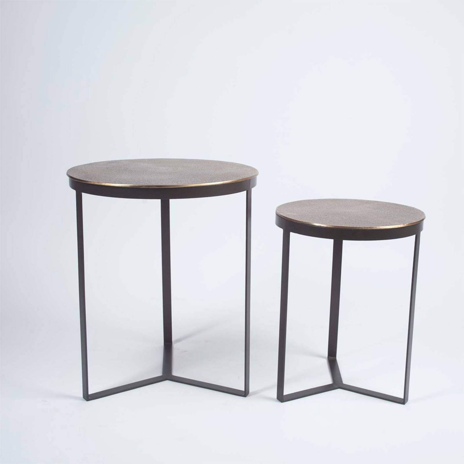 Pair Of Maba Metal Nesting Tables thumbnails