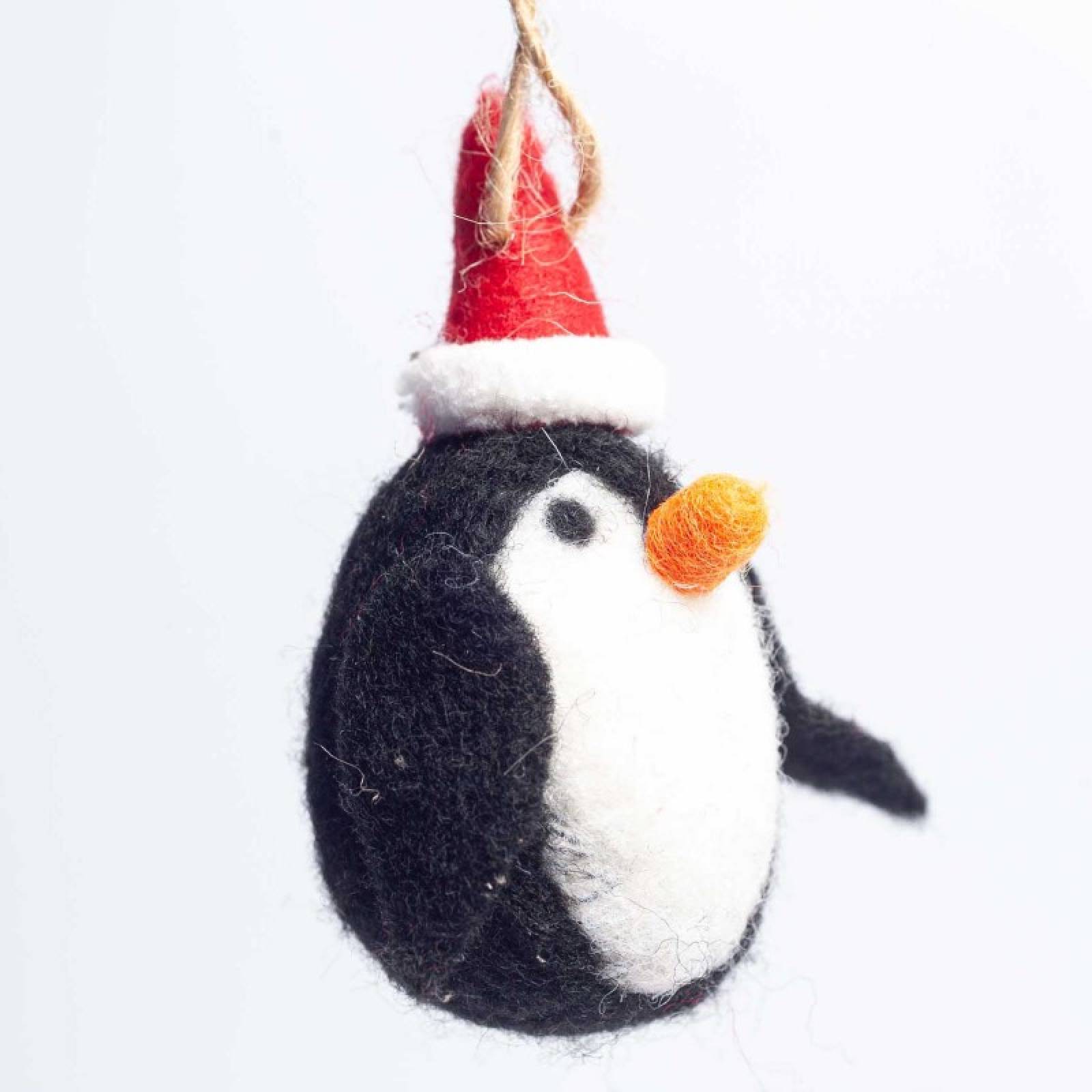 Penguin Felt Hanging Christmas Decoration thumbnails