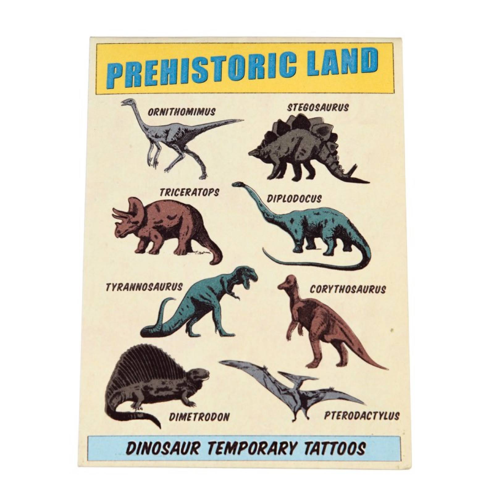 Prehistoric Dinosaur Temporary Tattoos 3+ thumbnails