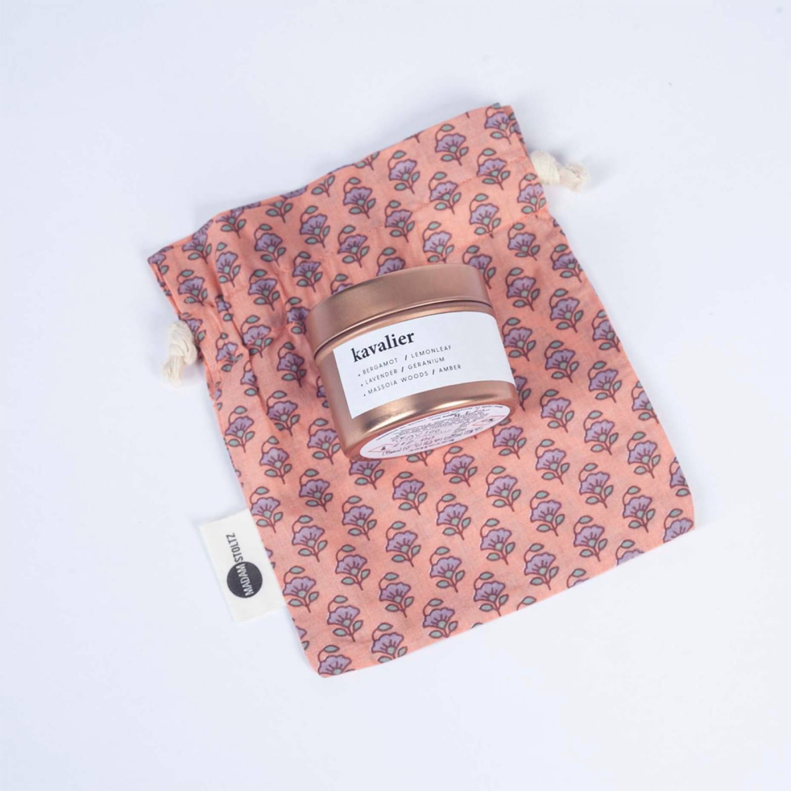 Printed Cotton Drawstring Gift Bag thumbnails