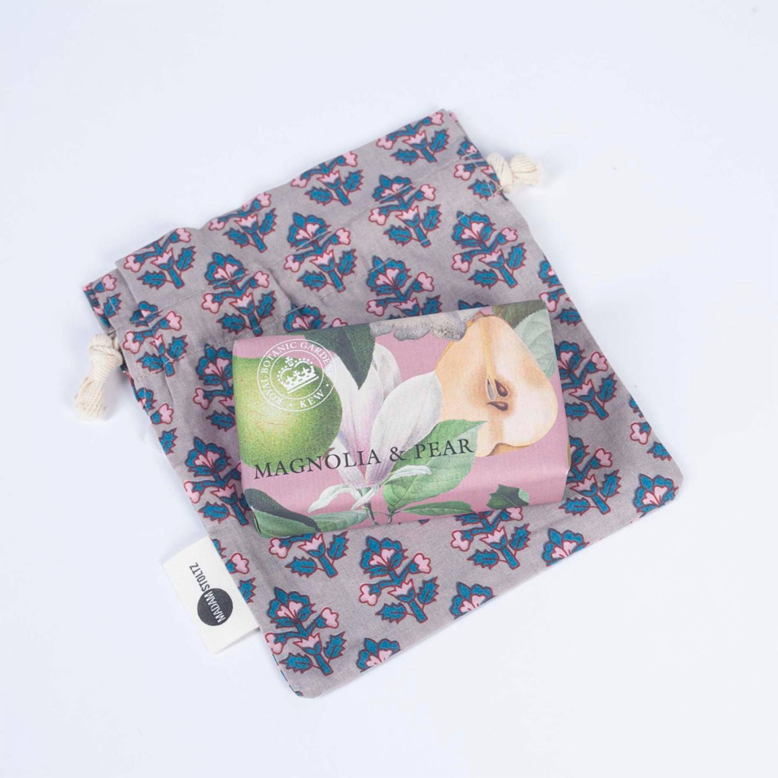 Printed Cotton Drawstring Gift Bag thumbnails