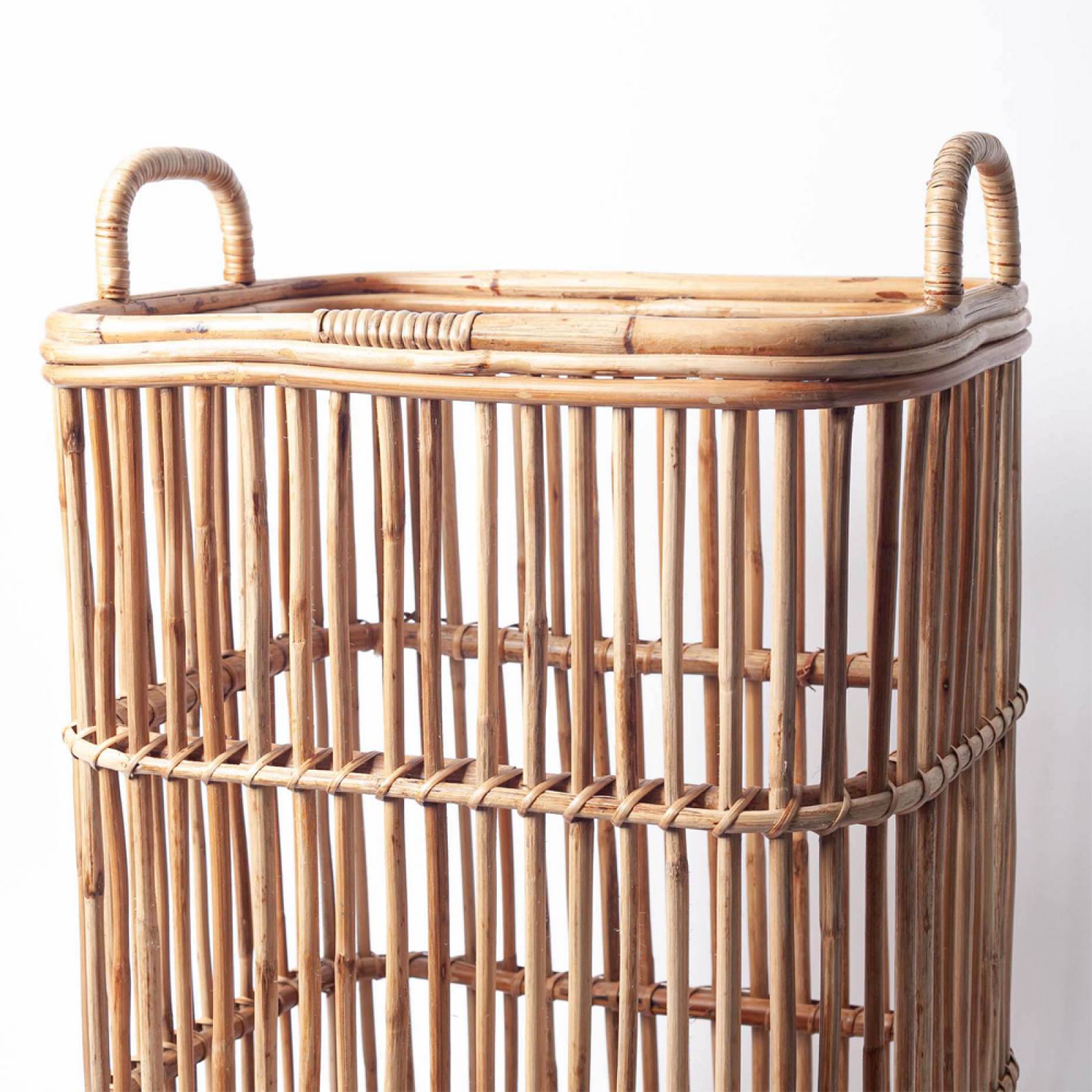 Rammi Rattan Tall Laundry Basket thumbnails