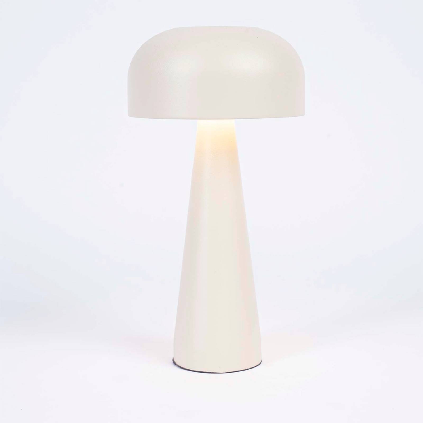 Rechargeable Metal Table Lamp In Cream thumbnails