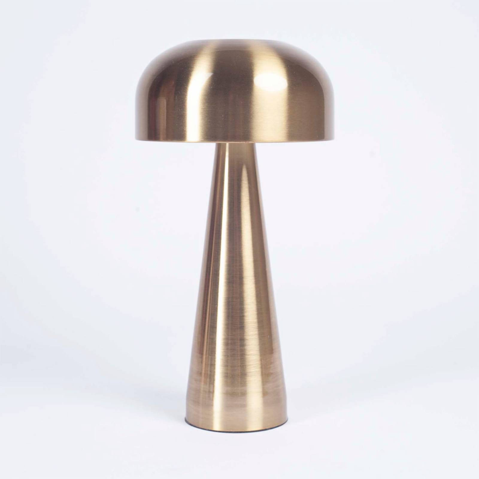 Rechargeable Metal Table Lamp In Gold