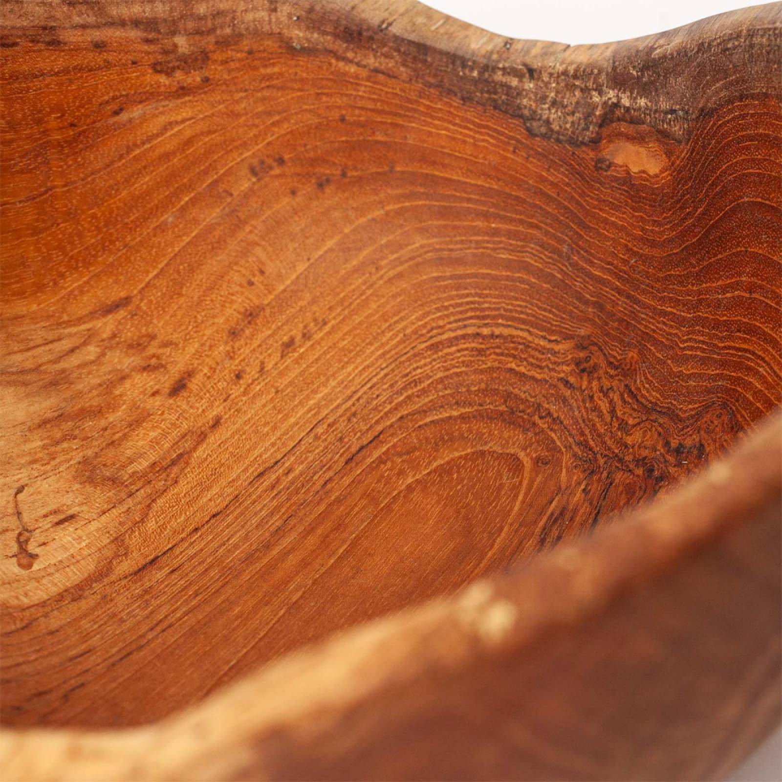 Recycled Organic XL Wooden Bowl 27cm thumbnails