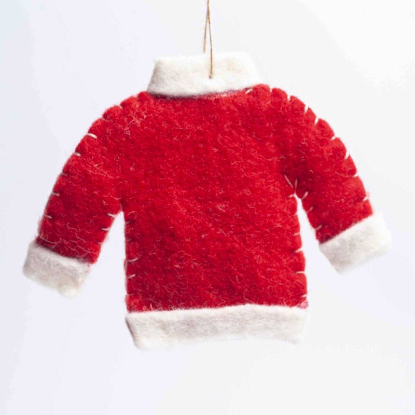 Red Christmas Jumper Felt Hanging Christmas Decoration thumbnails