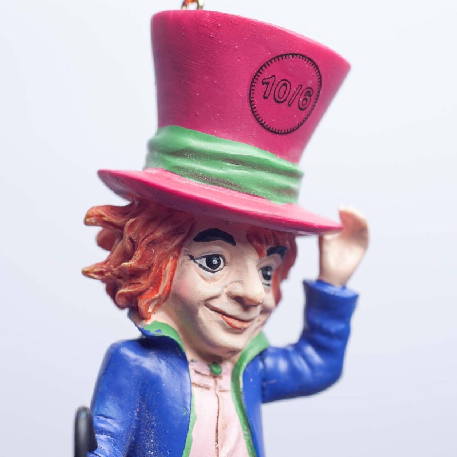 Resin Mad Hatter Hanging Christmas Decoration thumbnails