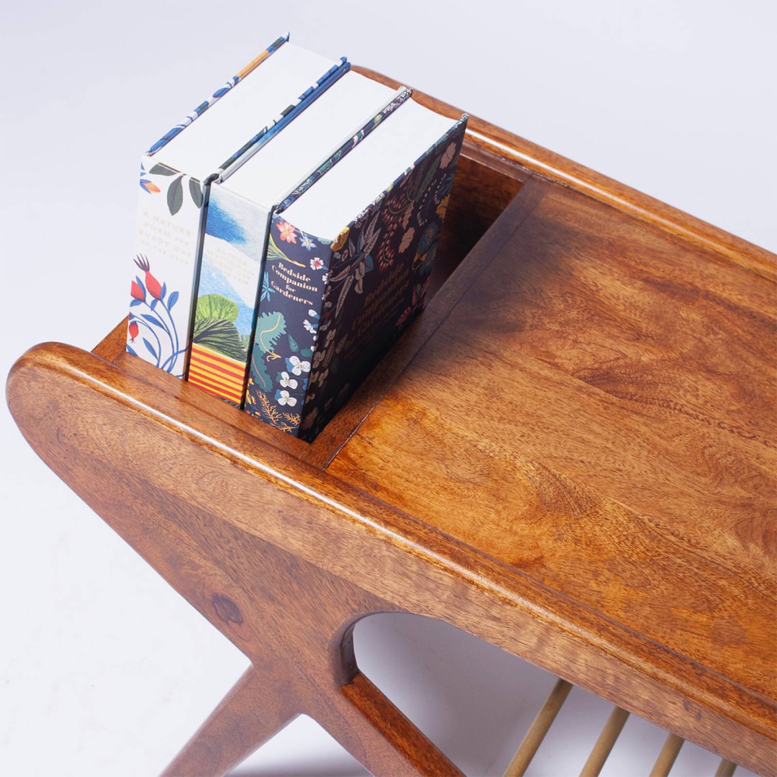 Retro Mid Century Style Wooden Coffee Table thumbnails