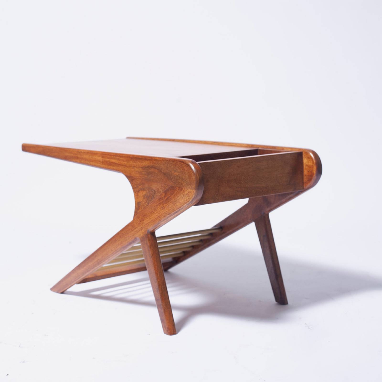 Retro Mid Century Style Wooden Coffee Table thumbnails