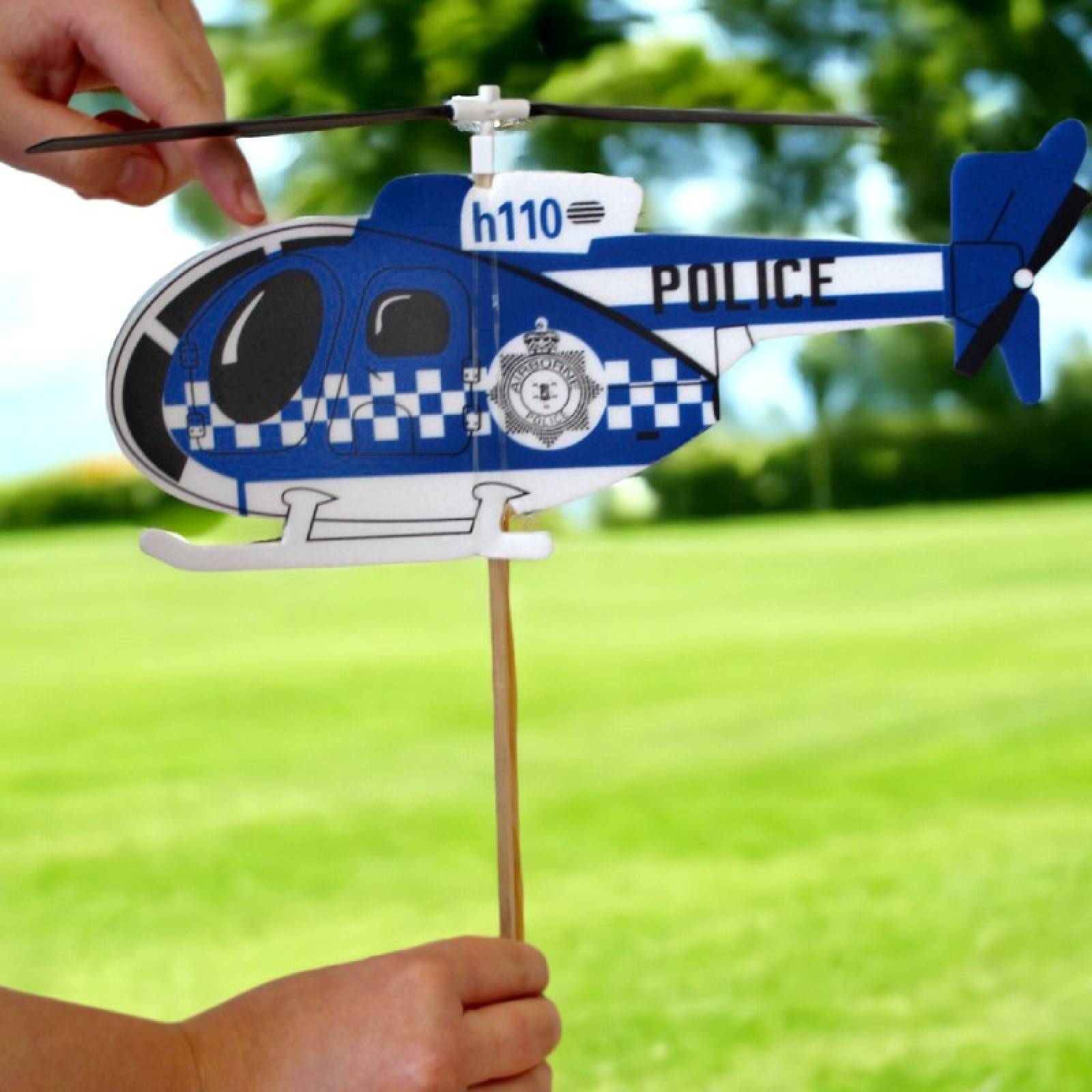 Rubber-band-powered Flying Helicopter Kit 6+ thumbnails