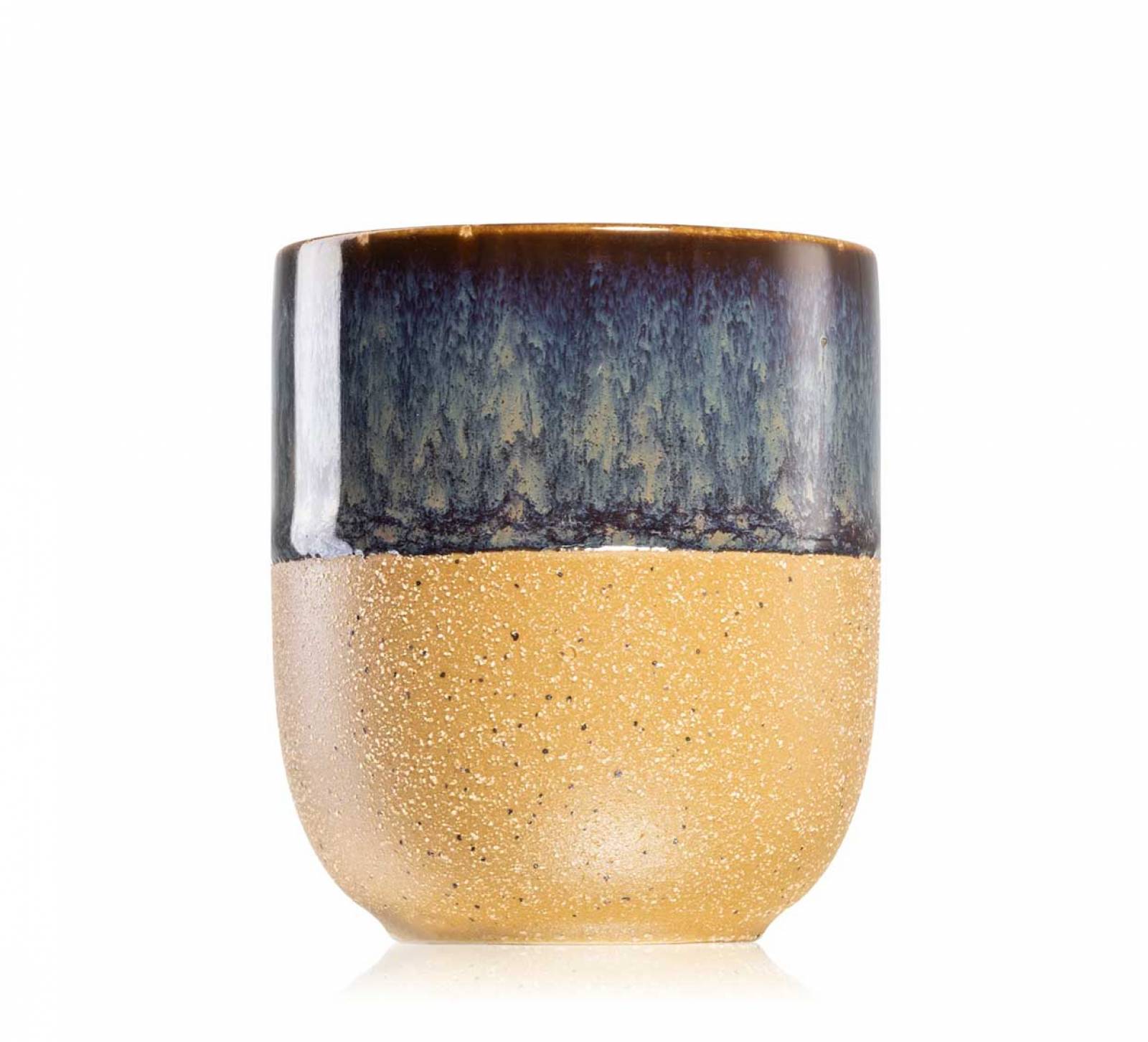 Glazed Ceramic Pot With Soy Candle - Black Fig & Rose 170g thumbnails