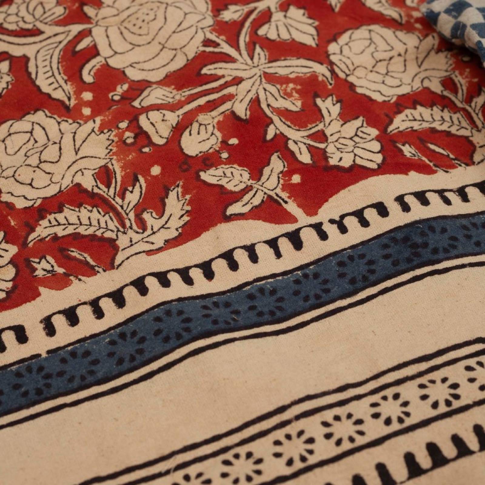 Single Sized Cotton Throw In Tote Bag - Rumi Print thumbnails
