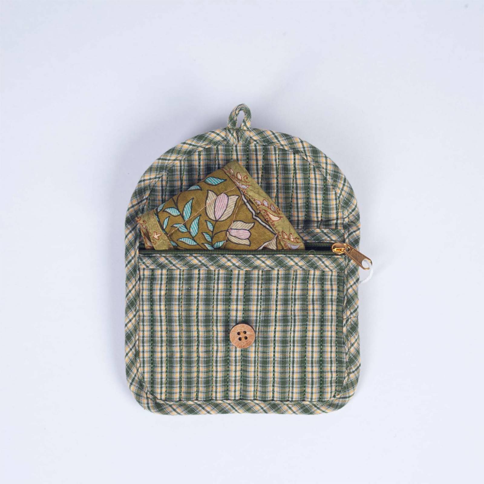 Small Quilted Cotton Purse - Various Designs thumbnails