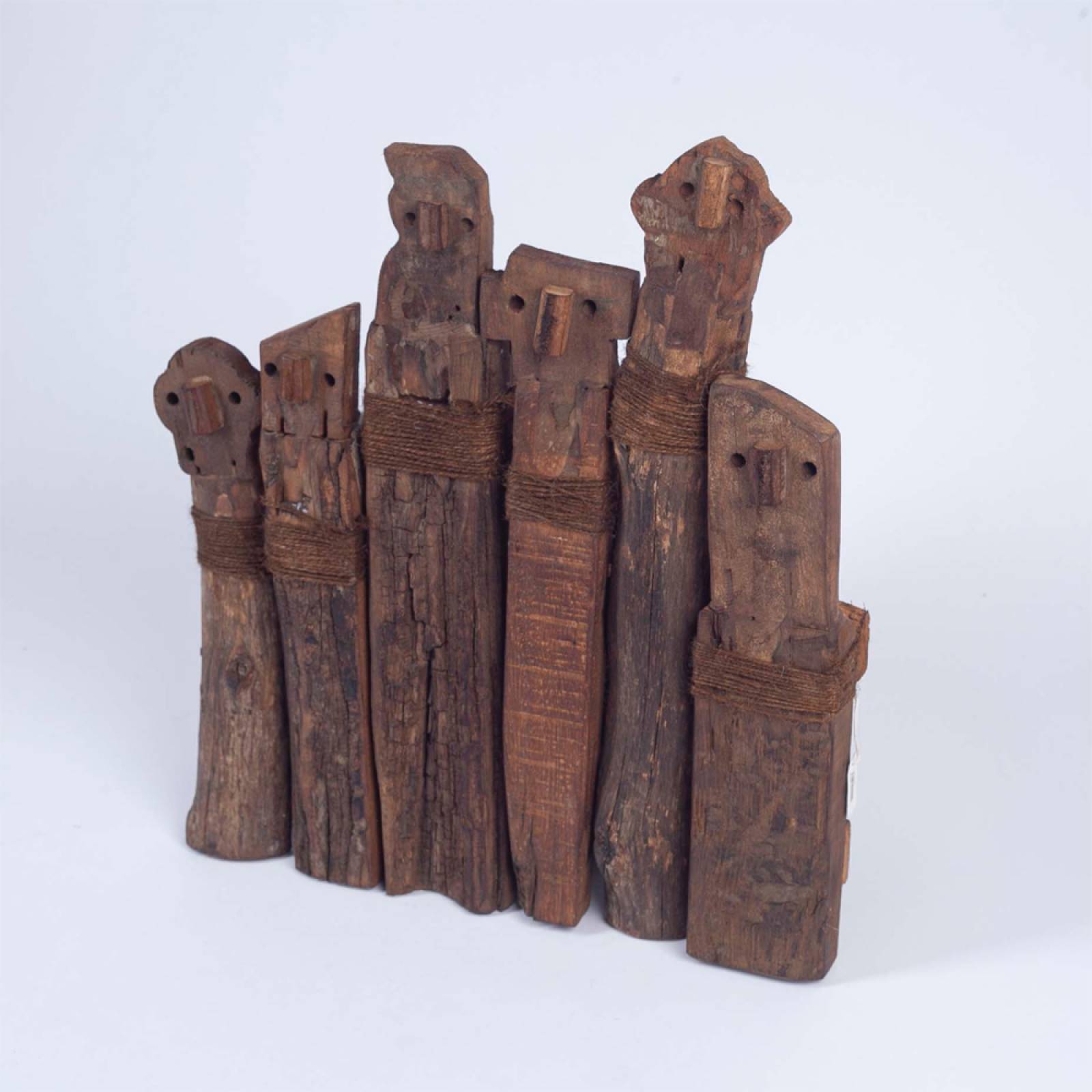 Small Ragazzi Reclaimed Wooden Figure Decoration Unit thumbnails