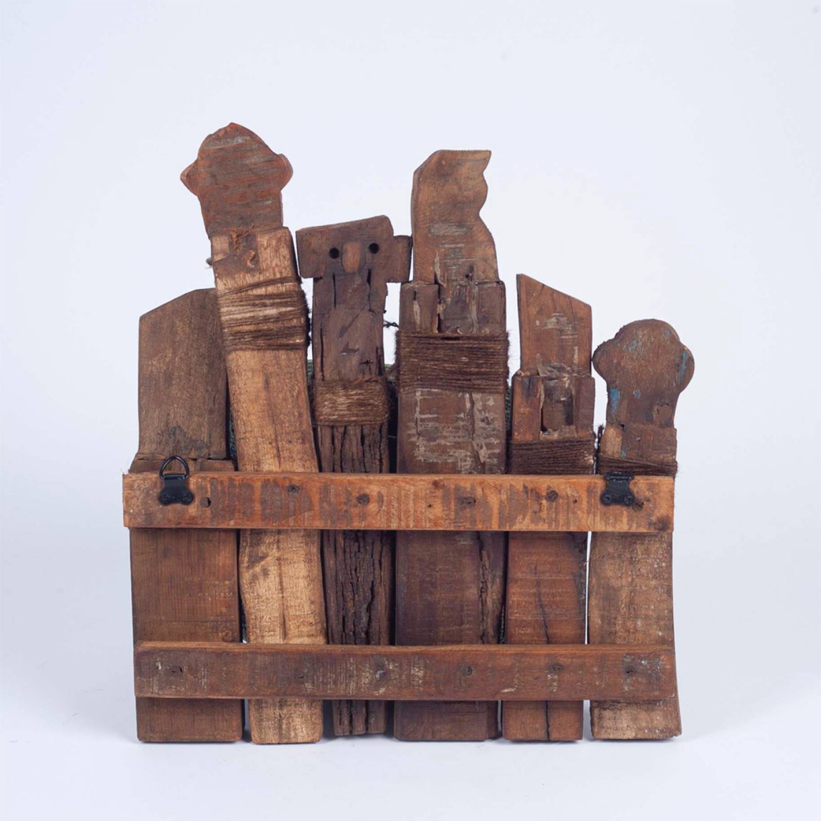 Small Ragazzi Reclaimed Wooden Figure Decoration Unit thumbnails