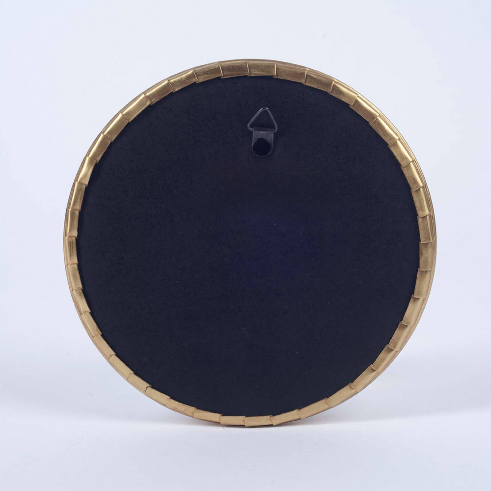 Small Round Gold Convex Mirror With Metal Edge D:14.5cm thumbnails