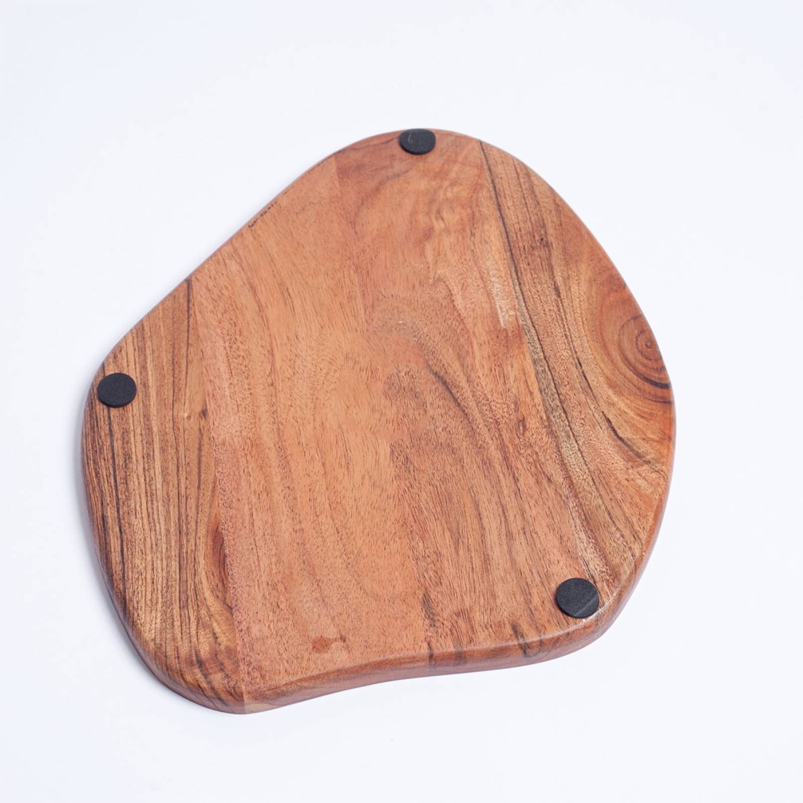 Small Wooden Organic Shaped Acacia Dish 31x27cm thumbnails