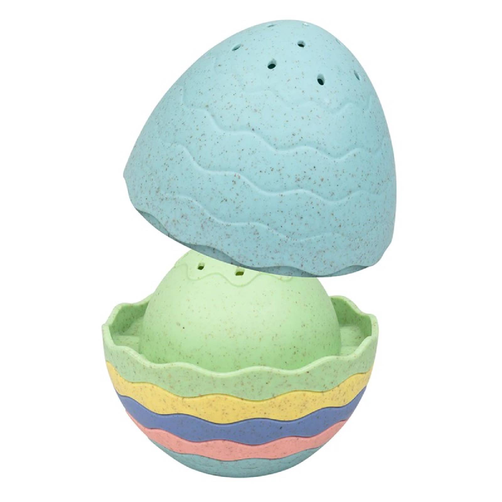 Stack & Pour Bath Egg - Eco Bath Toy 1+