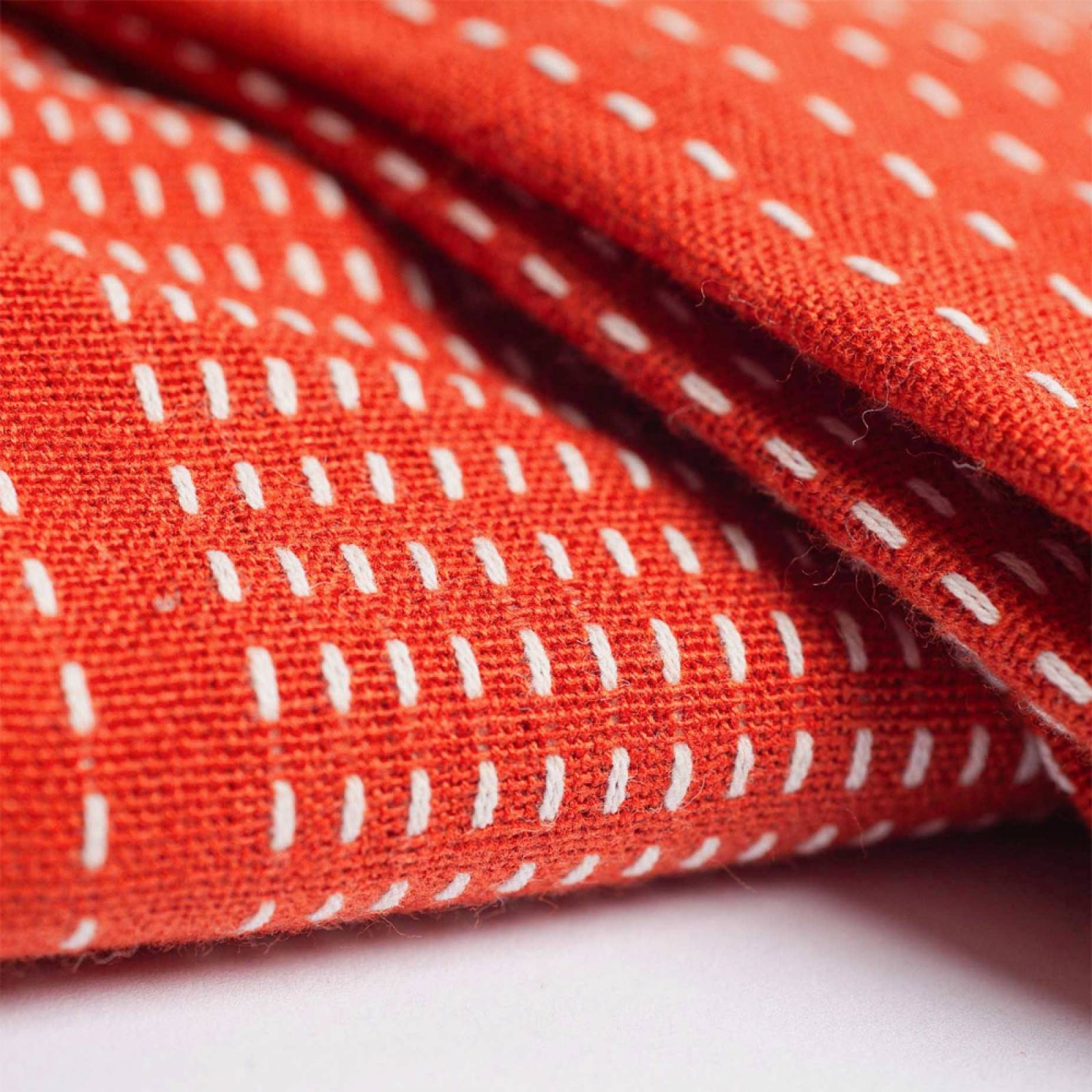 Striped Turkish Towel In Coral & White thumbnails