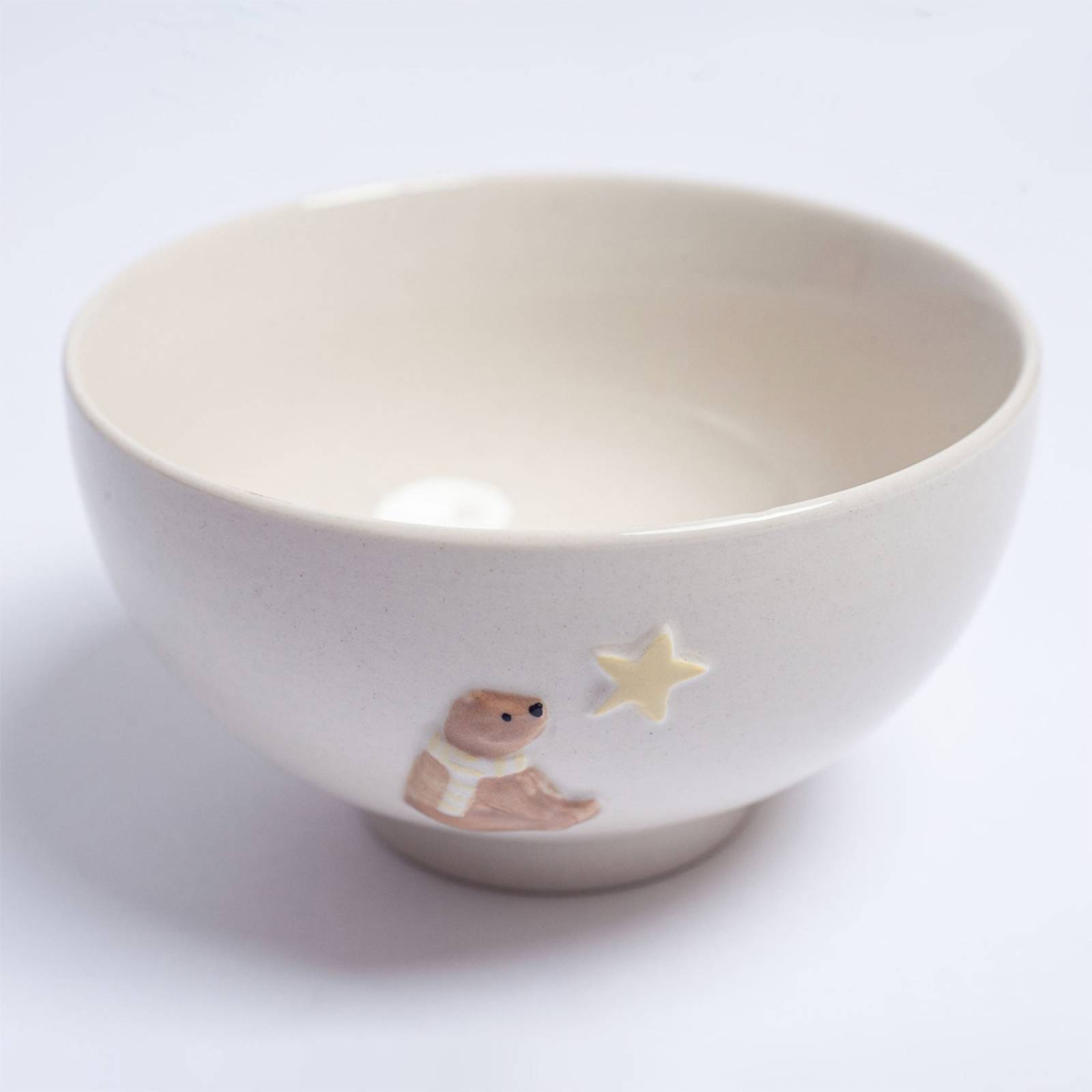 Teddy Bear With Star Stoneware Bowl thumbnails