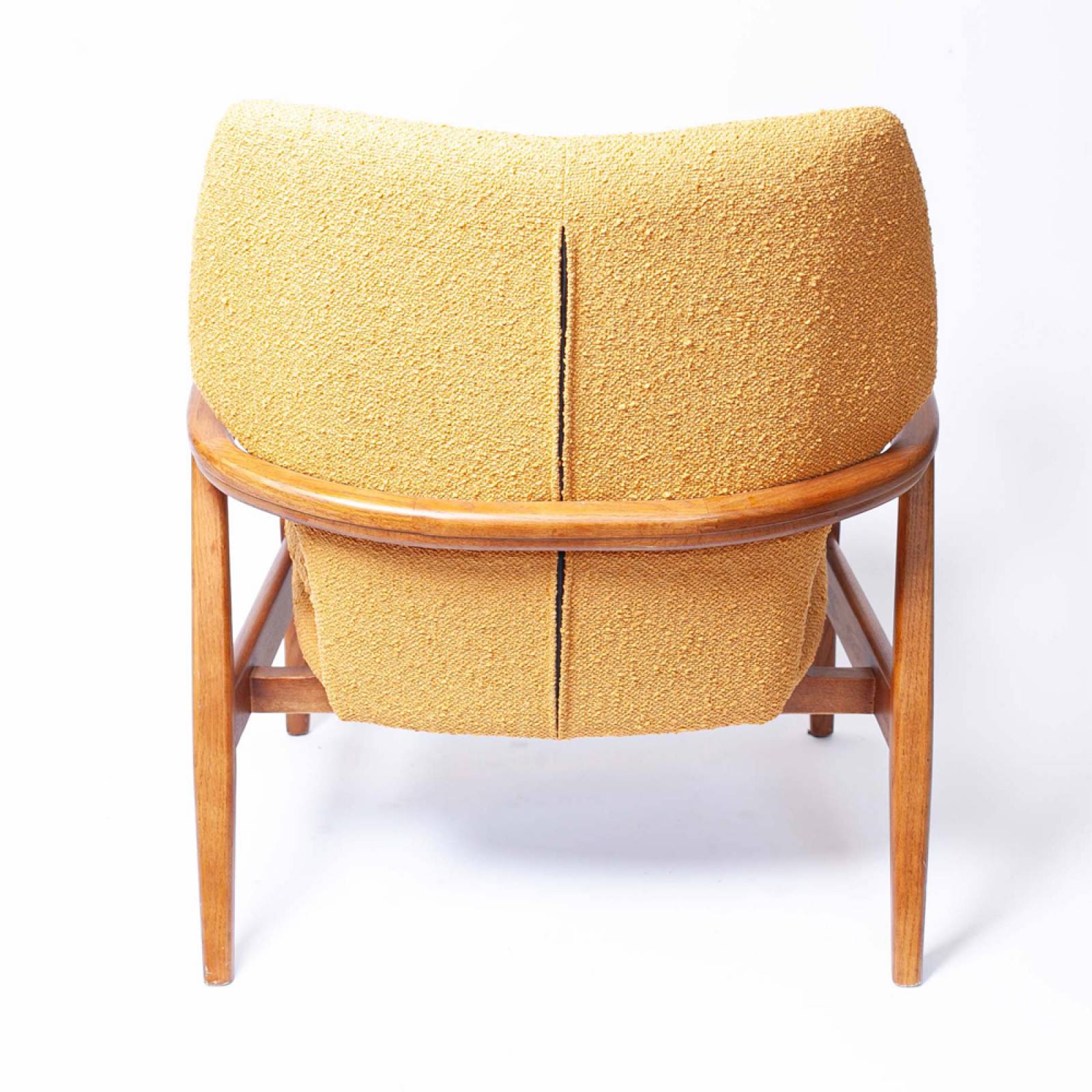 The Button Armchair in Ochre Fabric thumbnails