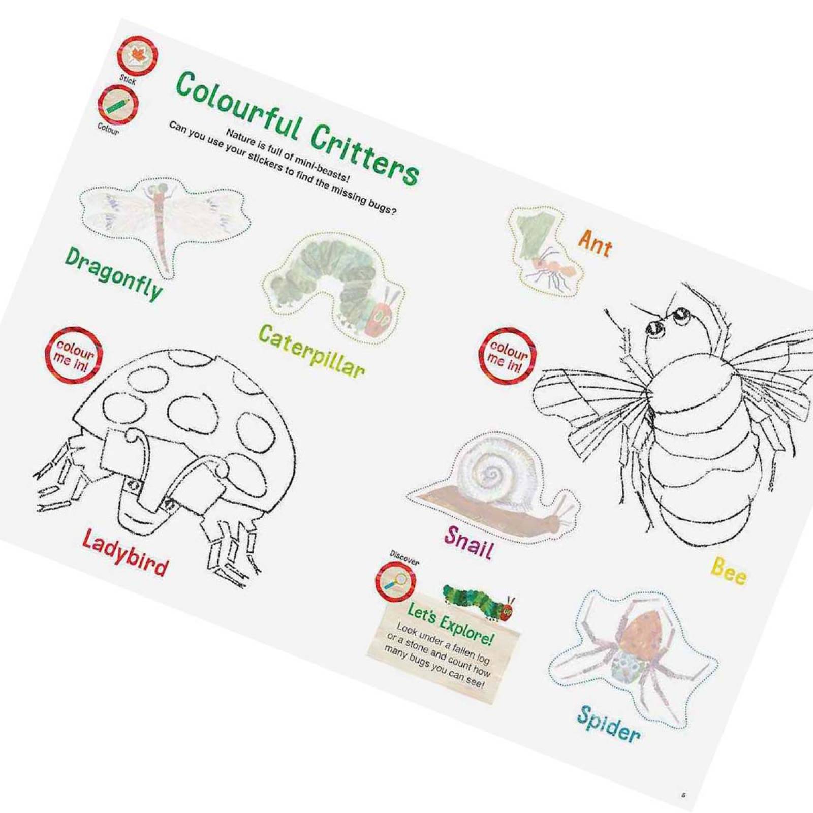 The Very Hungry Caterpillar’s Nature Sticker and Colouring Book thumbnails