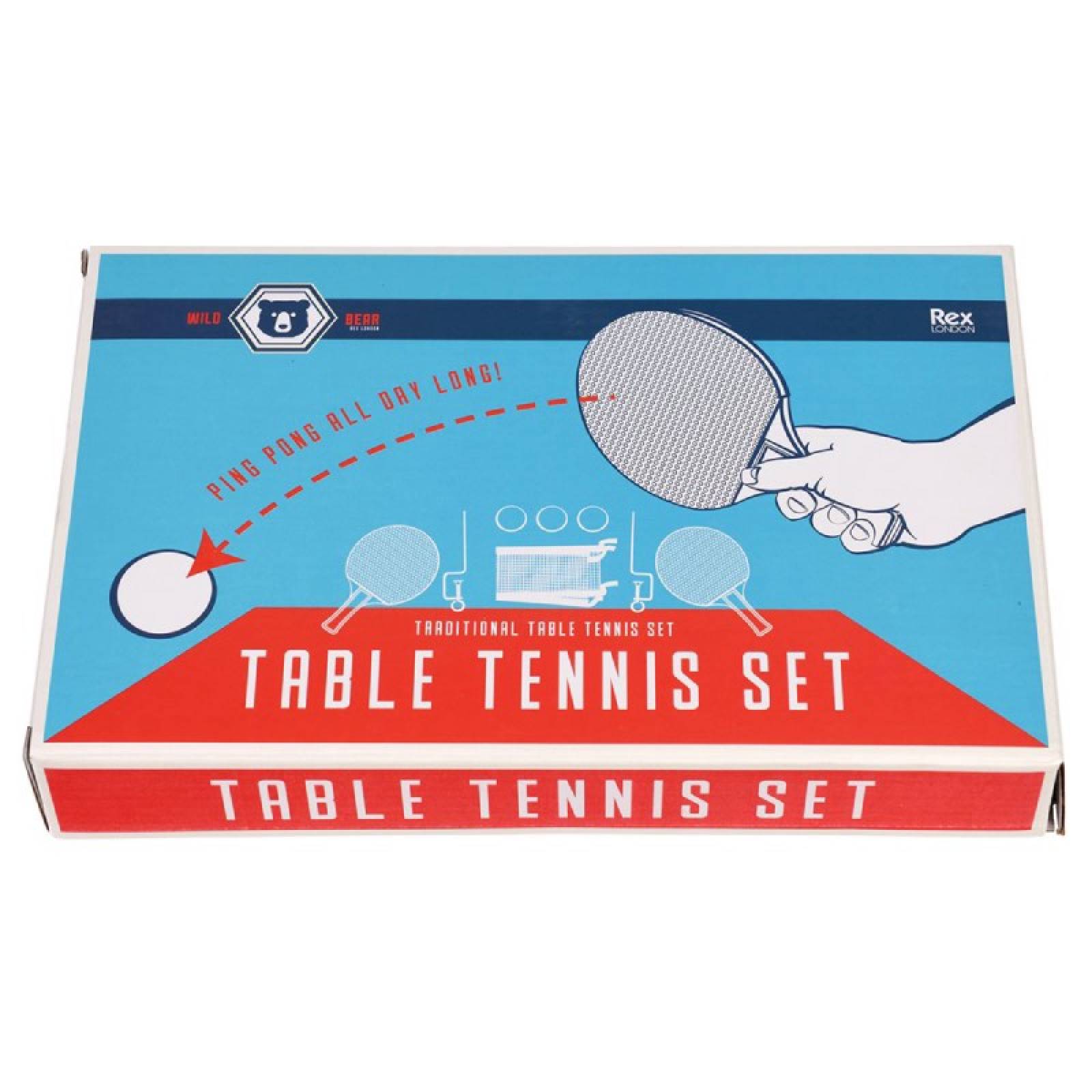 Wild Bear Table Tennis Set