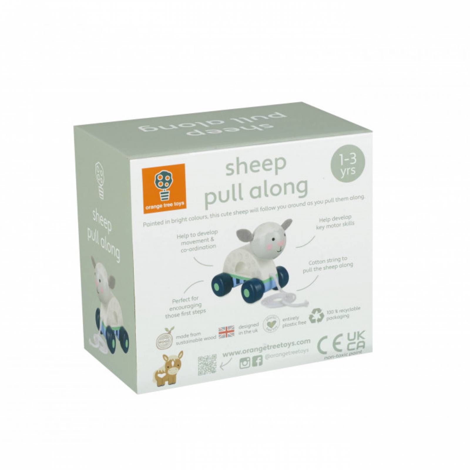 Wooden Sheep Pull Along Toy By Orange Tree 1+ thumbnails