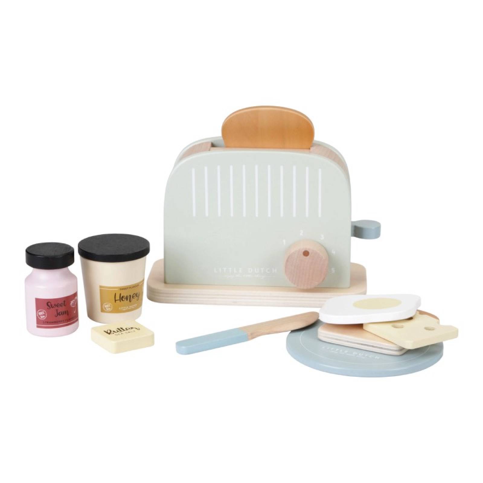 Wooden Toaster Set By Little Dutch  2+