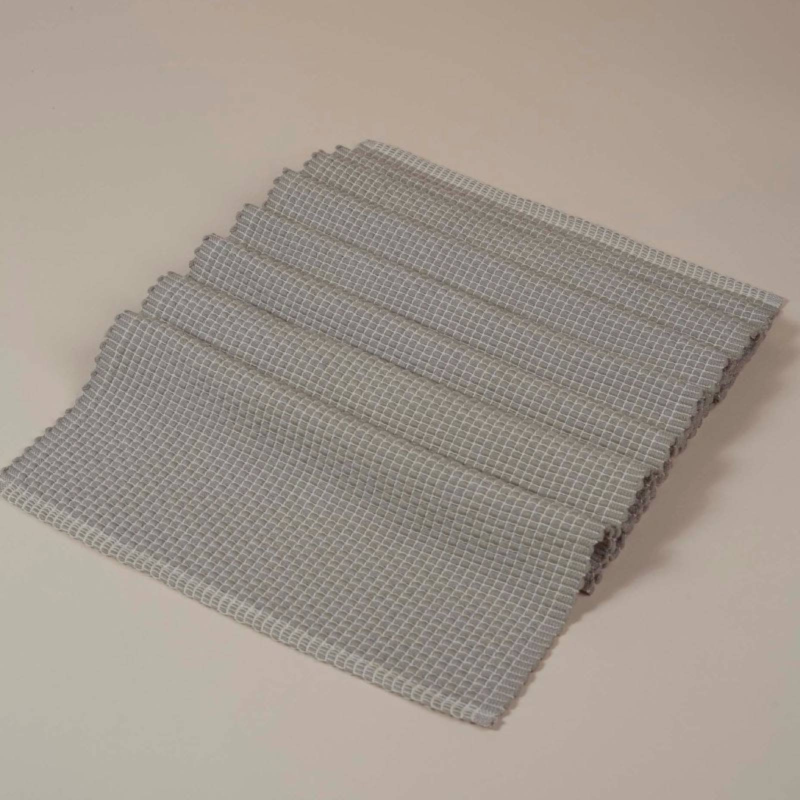 Woven Cotton Table Runner In Taupe thumbnails